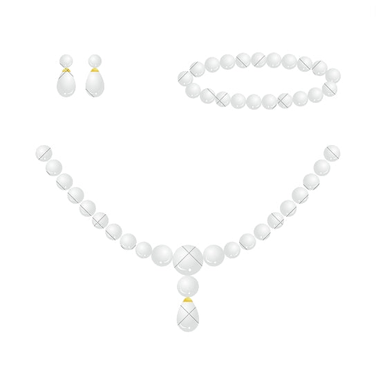 Stylish Women's Necklace, Bracelet & Earring Set - Perfect for Parties, Weddings & Everyday Wear | Fashion Jewelry Gift for Her