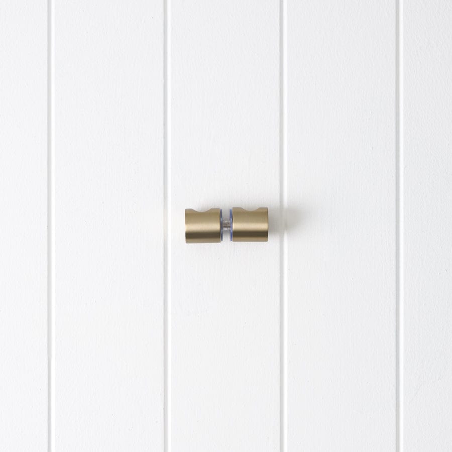 Brushed Nickel Shower Door Handle - Warm Finish for Bathroom & Shower Safety - Perfect for Modern Home Renovation and Spa-Like Experience