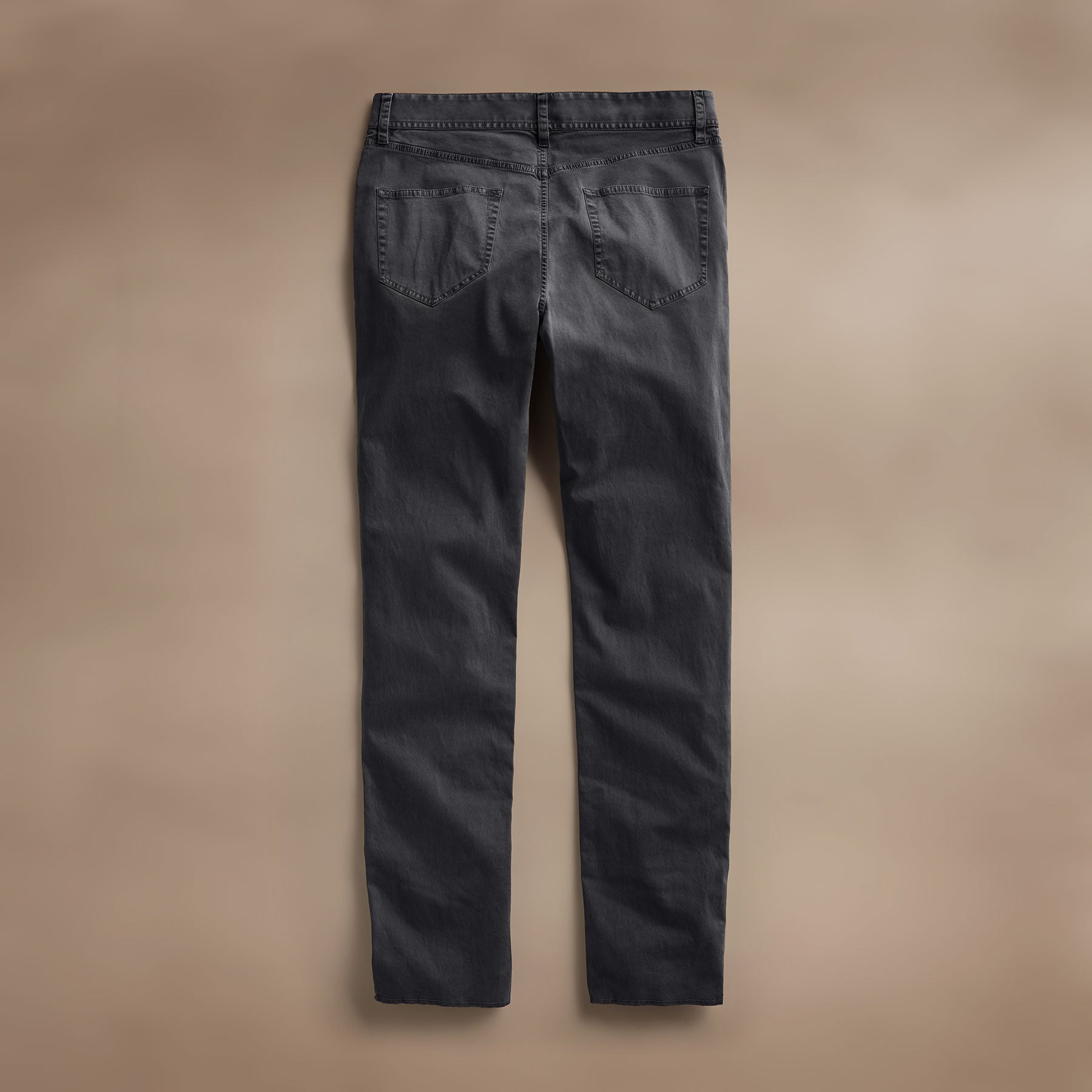 Premium Brushed Twill 5-Pocket Pants for Men - Comfortable Stretch Fit Casual Trousers in Magma Pigment Color | Perfect for Office, Travel & Everyday Wear