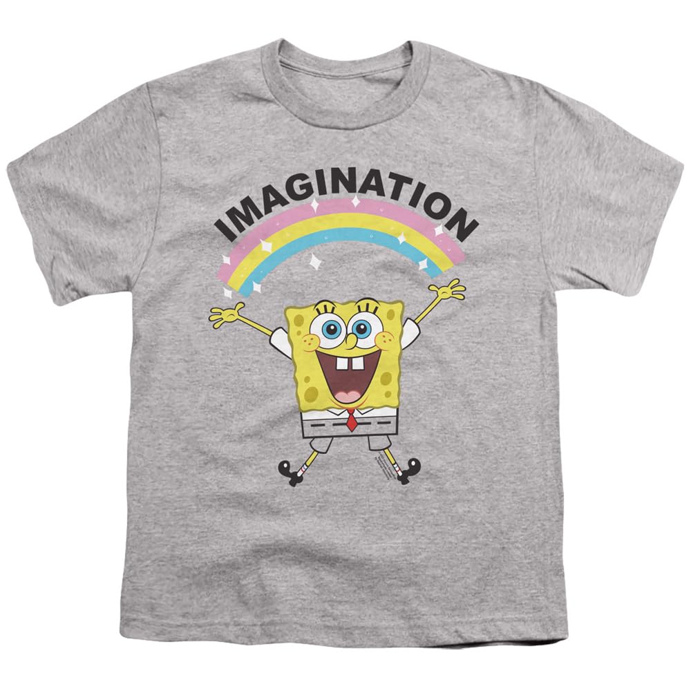 Spongebob Cartoon Graphic T-Shirt for Kids & Youth - Fun & Comfortable Cotton Tee for Boys & Girls - Perfect for School, Playdates & Casual Outfits