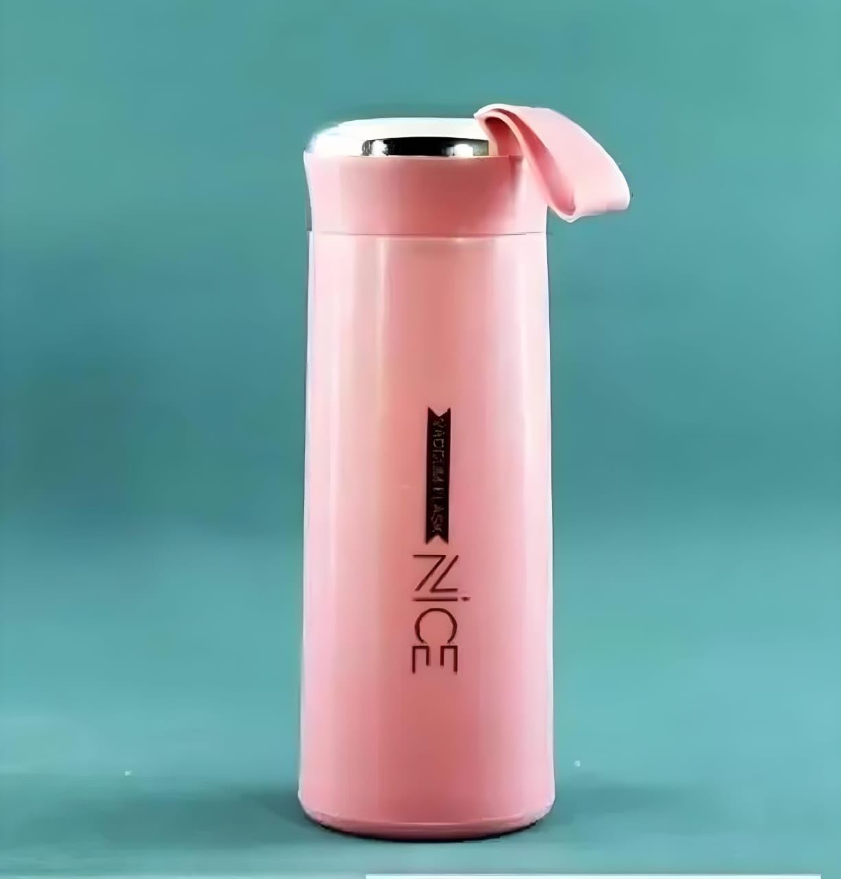 Futurers Kaart 400ml BPA Free Water Bottle with Glass Inner Liner & Plastic Shell - Perfect for Gym, Hiking, Office & Travel Hydration