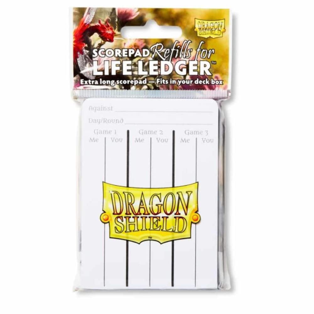 Arcane Tinmen Dragon Shield Life Pad Refills - 3 Pack with 34 Pages Each - MTG Life Counter for Magic: The Gathering, Yu-Gi-Oh, and Card Games - Perfect for Tournaments & Game Nights