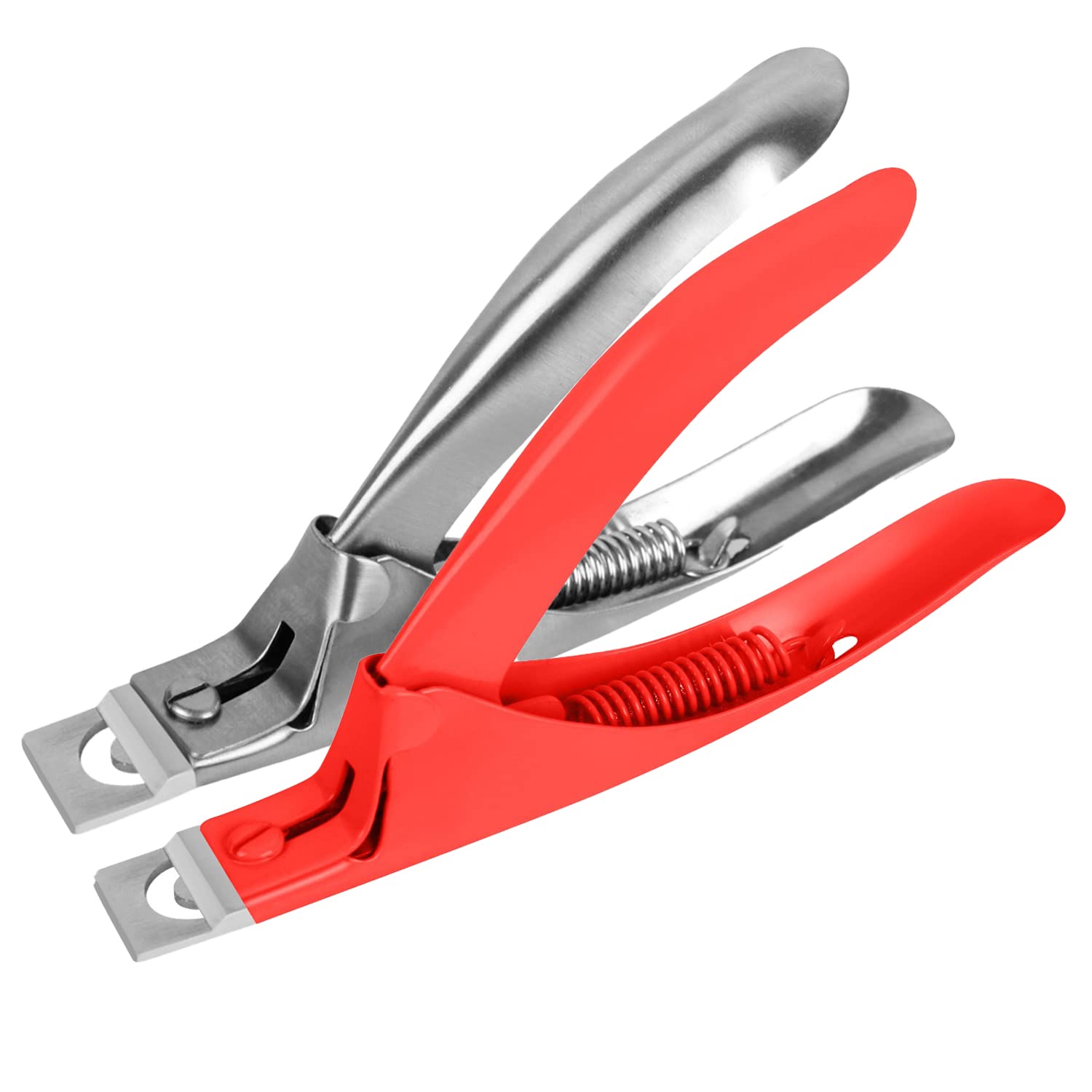 Professional Acrylic Nail Clippers - Stainless Steel Adjustable Fake Nail Clipper for Women, Home Salon & Nail Art | Perfect Gift for Manicure Enthusiasts & DIY Nail Care at Home