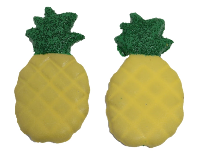 Molasses Pineapple Paradise: Natural, Hand-Decorated Dog Treats - Wheat, Corn & Soy Free, Grain-Free, Healthy Snacks for Dogs - Perfect for Training, Rewards & Special Occasions