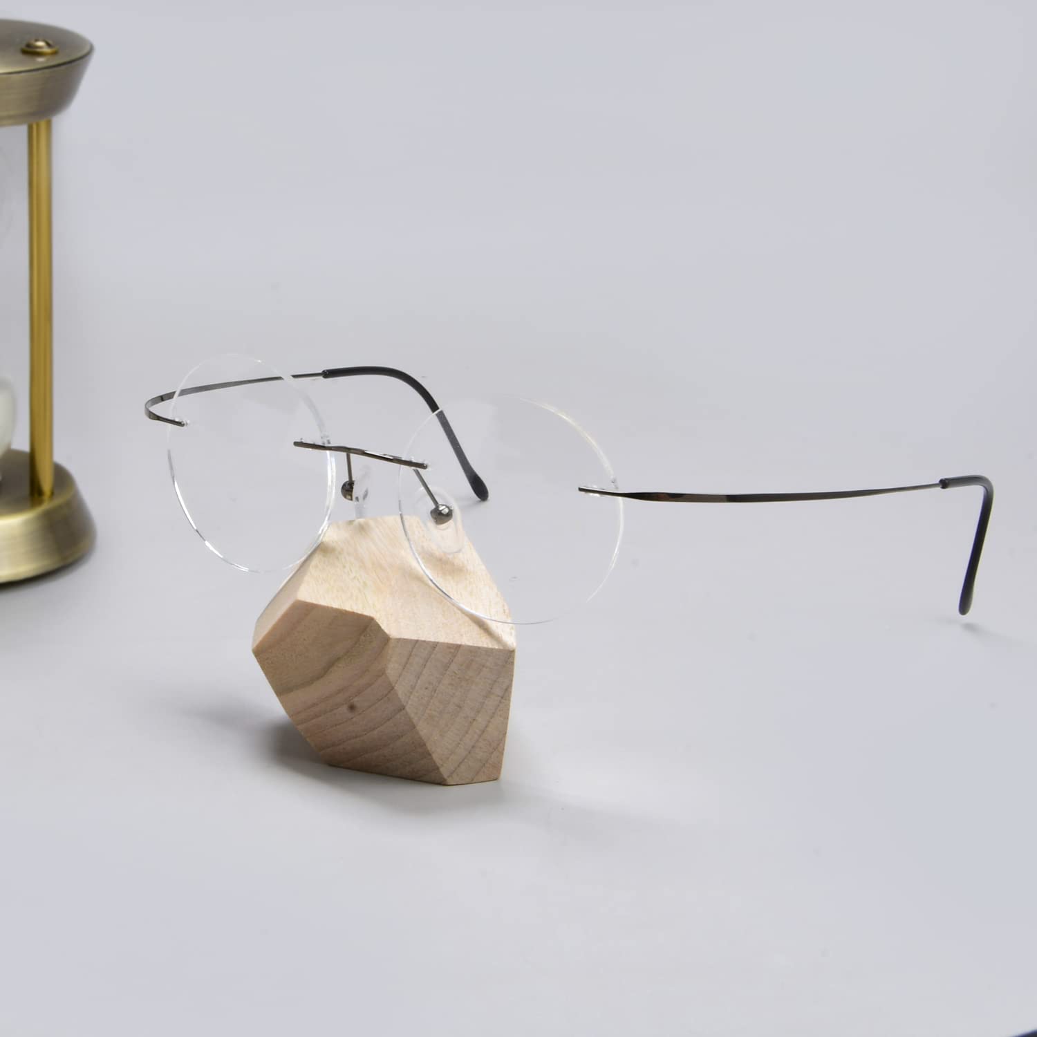 Titanium Rimless Round Reading Glasses for Men - Lightweight & Durable Eyewear for Reading, Office Work & Daily Use