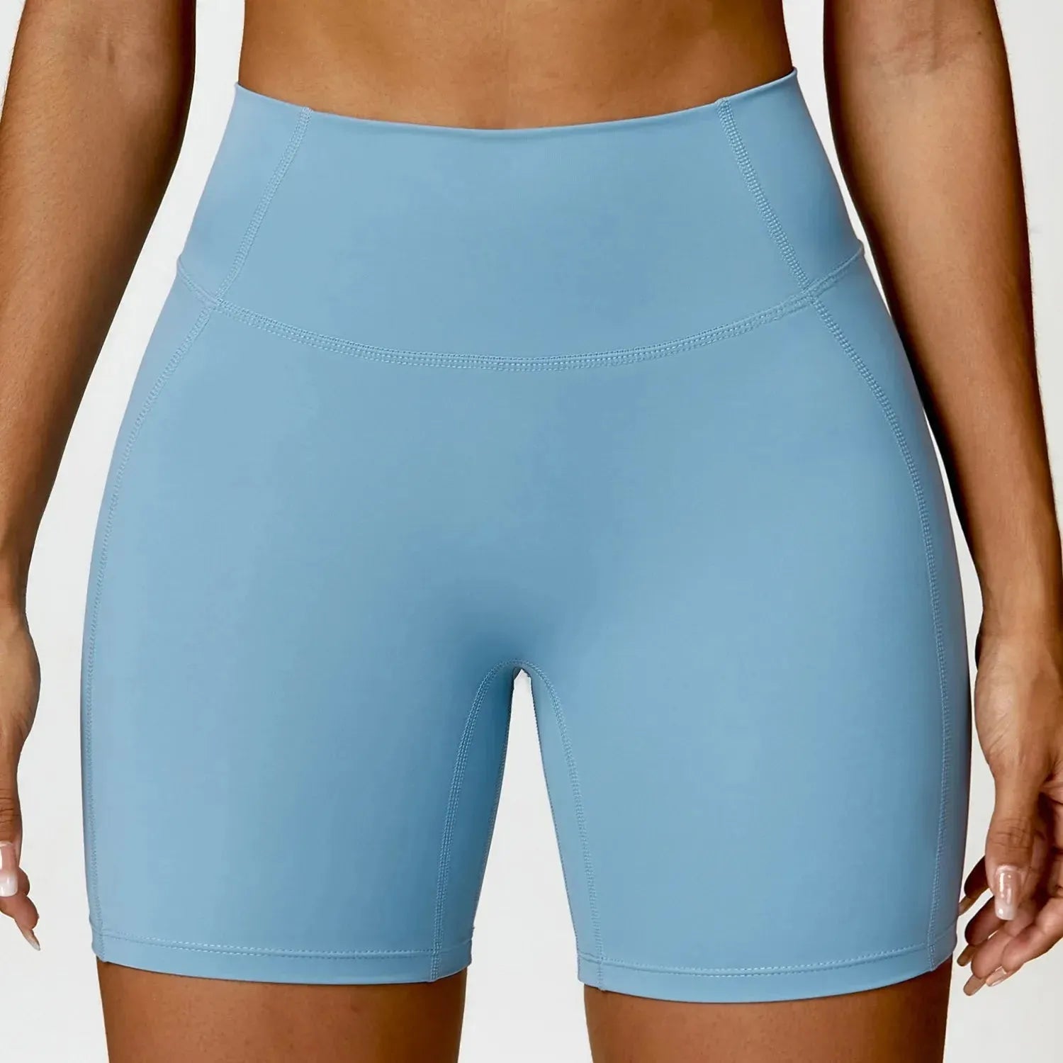 Women's Long Sleeve Quick Dry Yoga Outfit Set - Nude Zippered Sport Coat & Shorts for Fitness, Running & Workouts | Moisture-Wicking Activewear for Gym, Yoga & Outdoor Sports