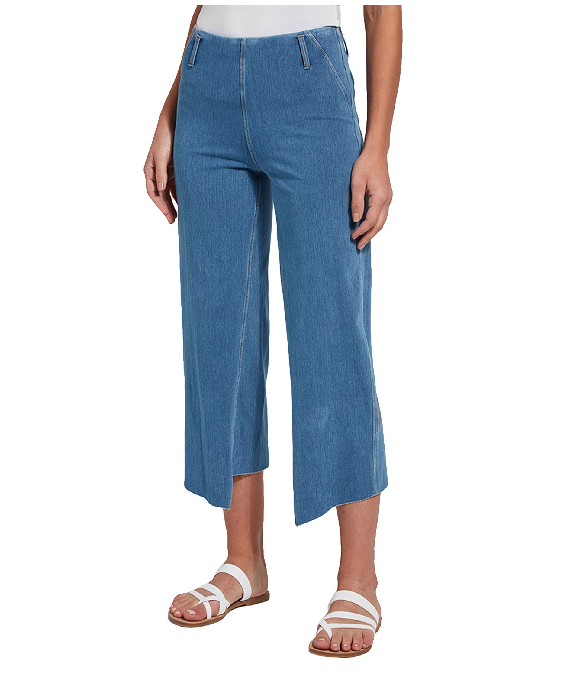 Lyssé Women's Yuri Crop Top - Cool-ing Knit Denim Shirt for Casual Wear, Street Style & Summer Outfits