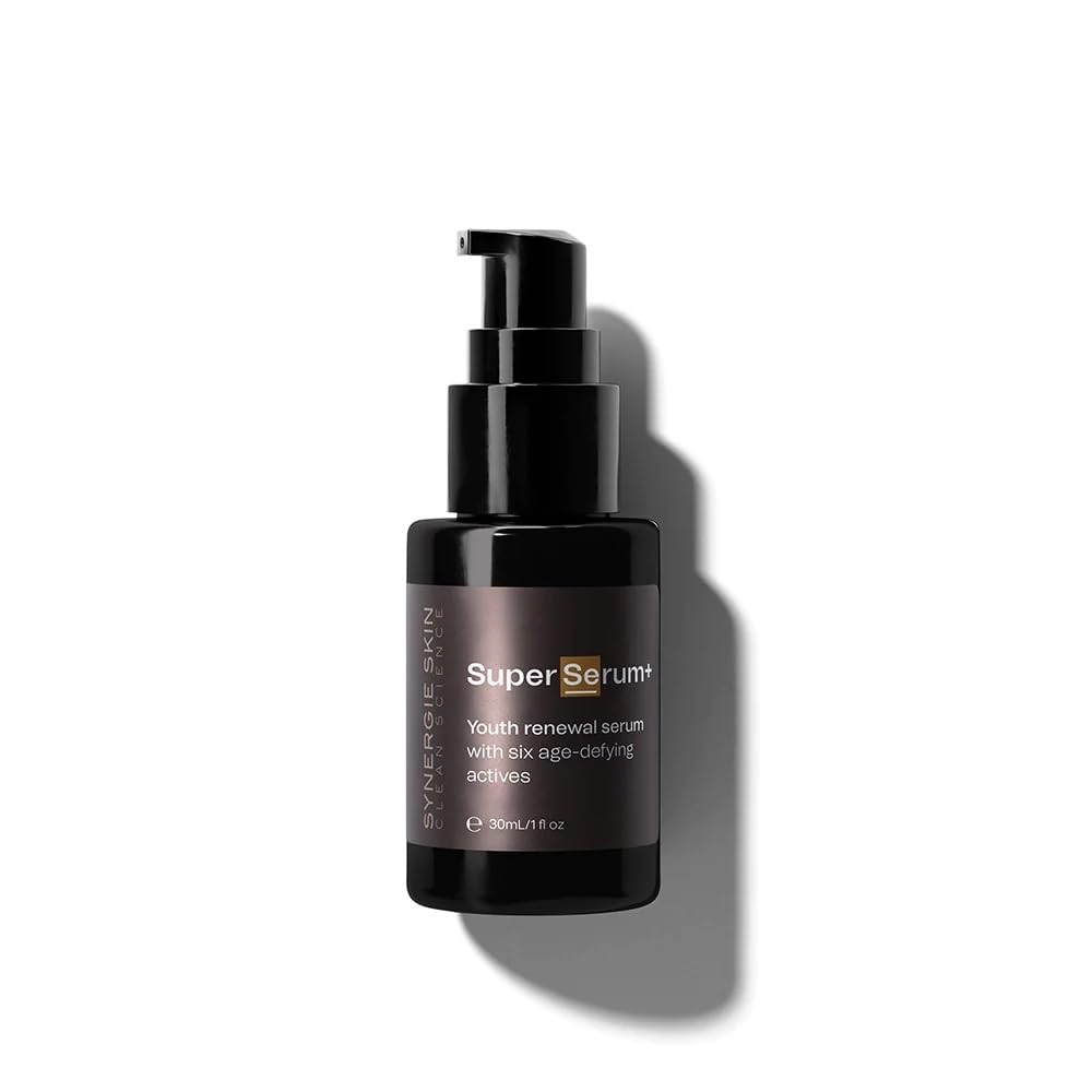 Synergie Skin SuperSerum+ Anti-Aging Face Serum - Stimulates Collagen Production, Reduces Wrinkles & Fine Lines, 30ml - Perfect for Daily Skincare Routine & Complementing Anti-Wrinkle Treatments (For Women & Men)