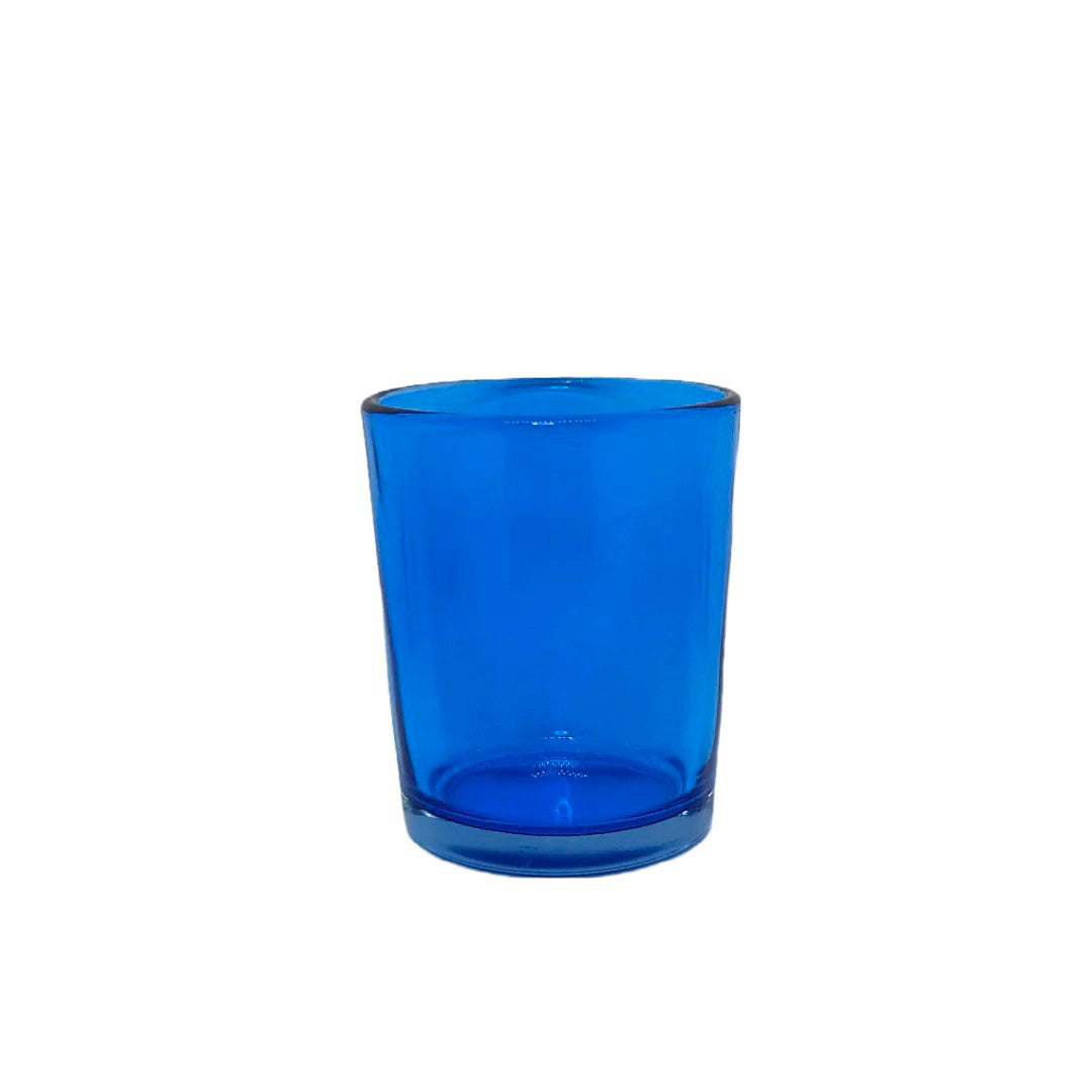 10 Pack Blue Glass Votive Tealight Candle Holders - Elegant Wedding Centerpieces, Christmas Decor, Baby Shower & Party Supplies for Home, Dining Table, Romantic Dinner and Special Events