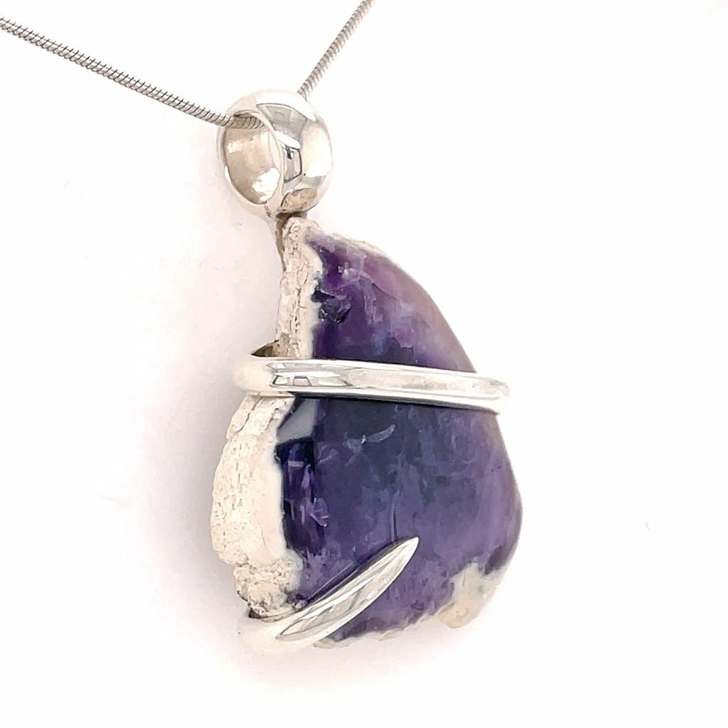 Stunning Purple Opal Pendant Necklace - Handcrafted Gemstone Jewelry for Women | Perfect Gift for Birthday, Anniversary & Special Occasions | Elegant Everyday Wear & Evening Accessory