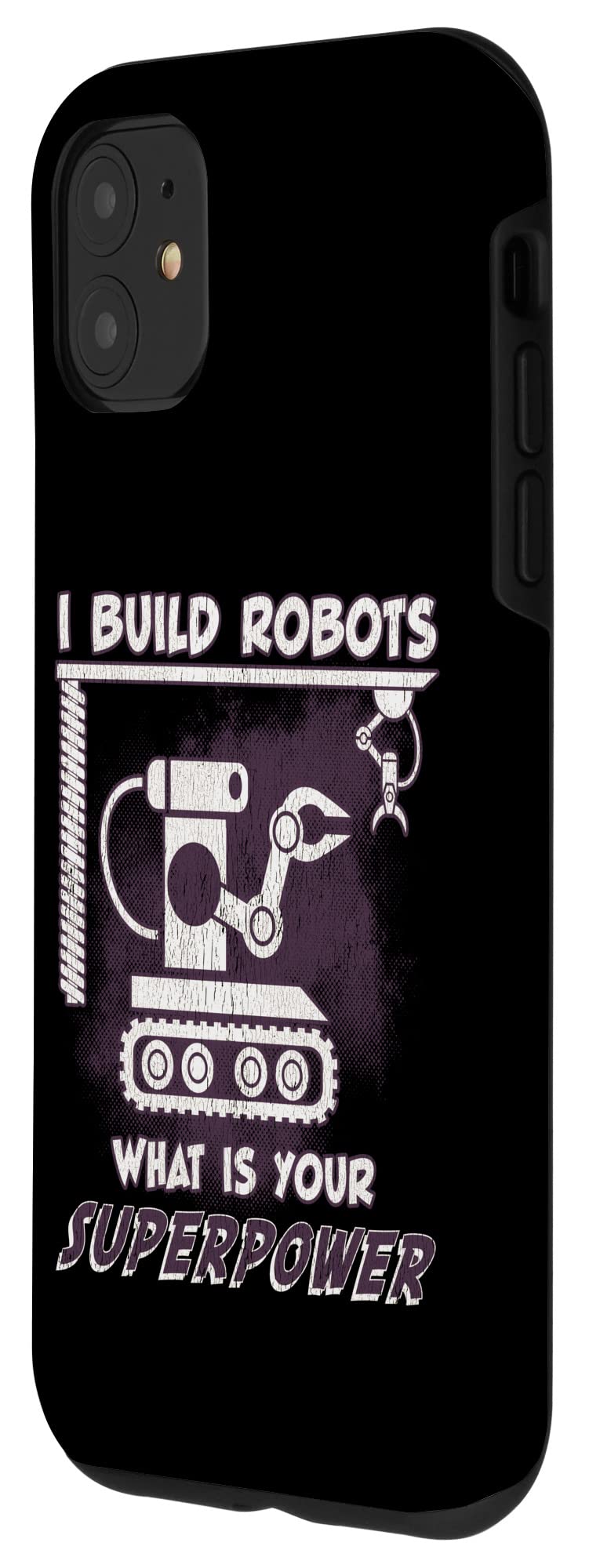 iPhone 11 Case - Funny Robot Design for Robotics Engineers | Durable Protective Phone Cover for Tech Lovers | Perfect Gift for Engineers & STEM Students