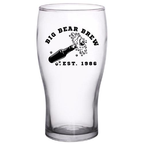 Customizable 20oz Imperial Pub Glass - Personalized Beer Mug for Home Bars, Parties & Gifts - Engraved Barware for Beer Enthusiasts & Collectors