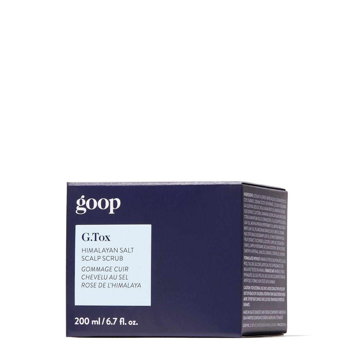 G.Tox Himalayan Salt Scalp Scrub Shampoo - Exfoliating & Detoxifying Treatment for Dandruff & Dry Scalp - Natural Hair Care for Men & Women - Perfect for Deep Cleansing & Scalp Refreshment