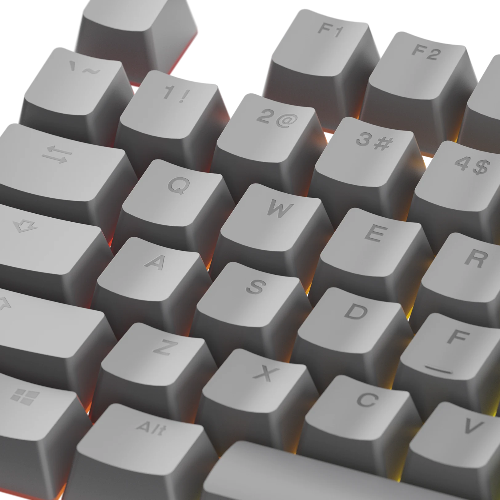 Premium Keycaps Set - Armor Grey Mechanical Keyboard Keycaps for Gaming & Typing - Compatible with US Layout - Perfect for PC, Mac & Office Use
