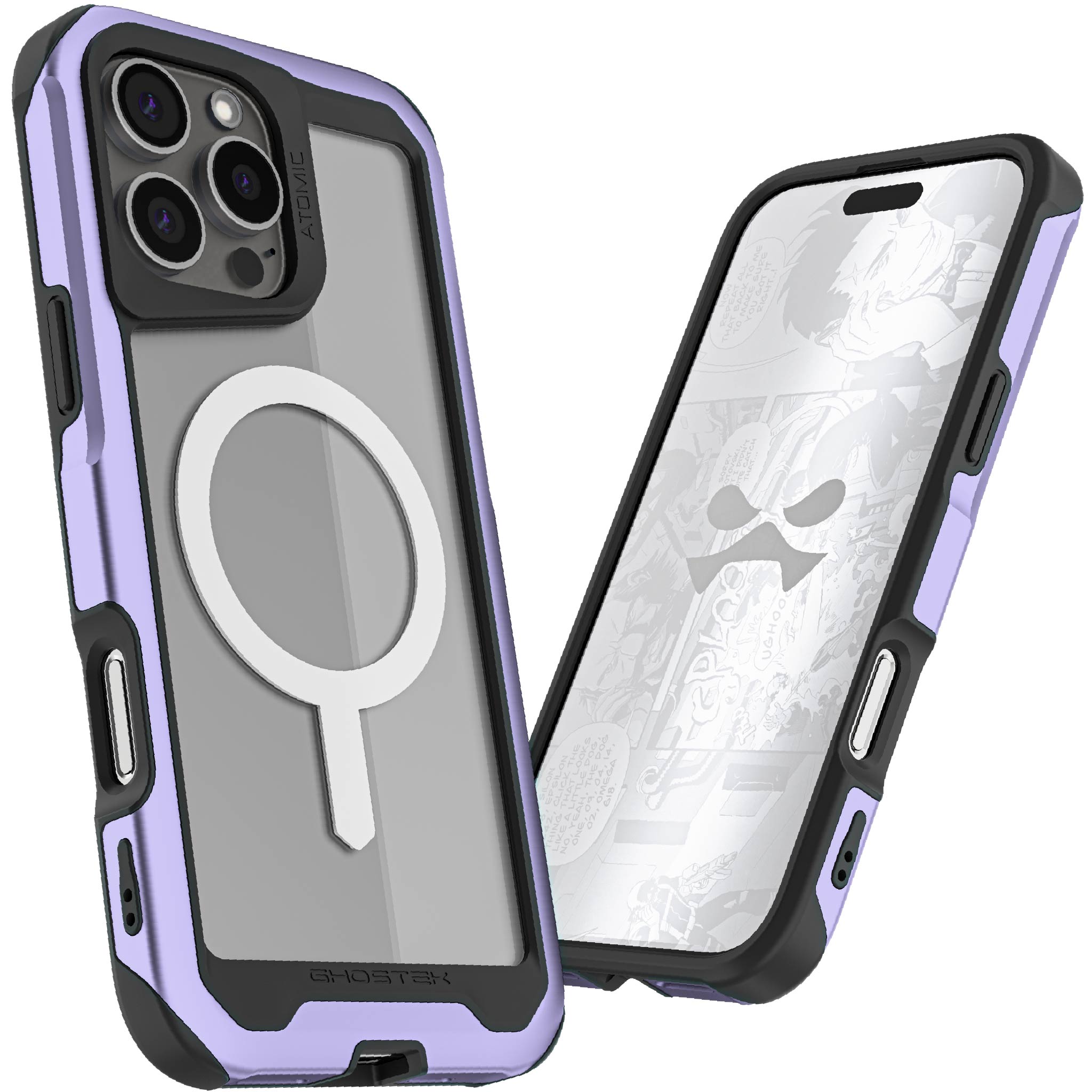 iPhone 16 Pro & iPhone 16 Pro Max Aluminum MagSafe Case - ATOMIC Slim Protective Cover with Strong Magnetic Grip | Perfect for Everyday Use, Travel & Wireless Charging
