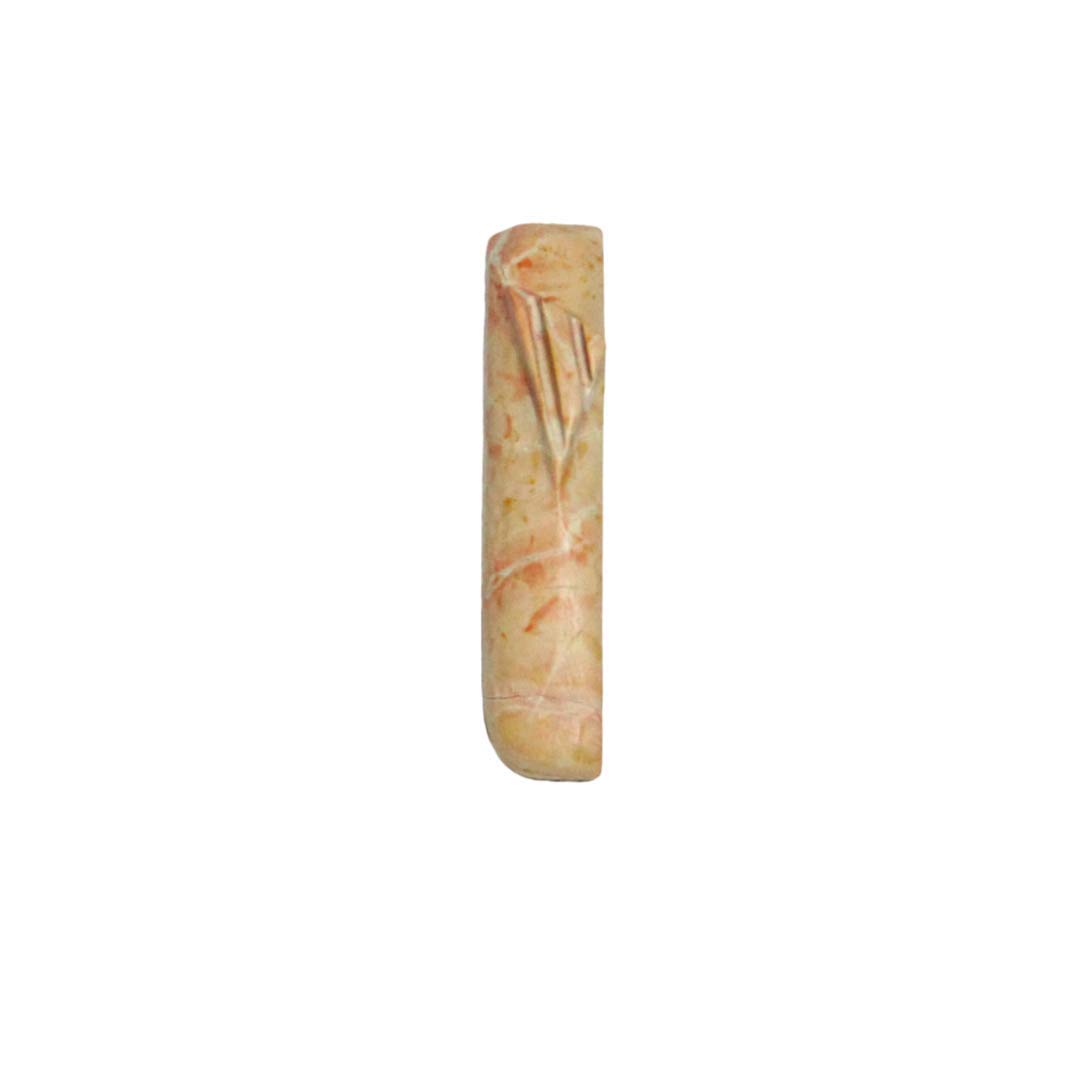 Natural Jerusalem Stone Mezuzah Cover - Handcrafted Holy Land Blessing for Home Protection | Perfect Housewarming Gift & Jewish Home Decor