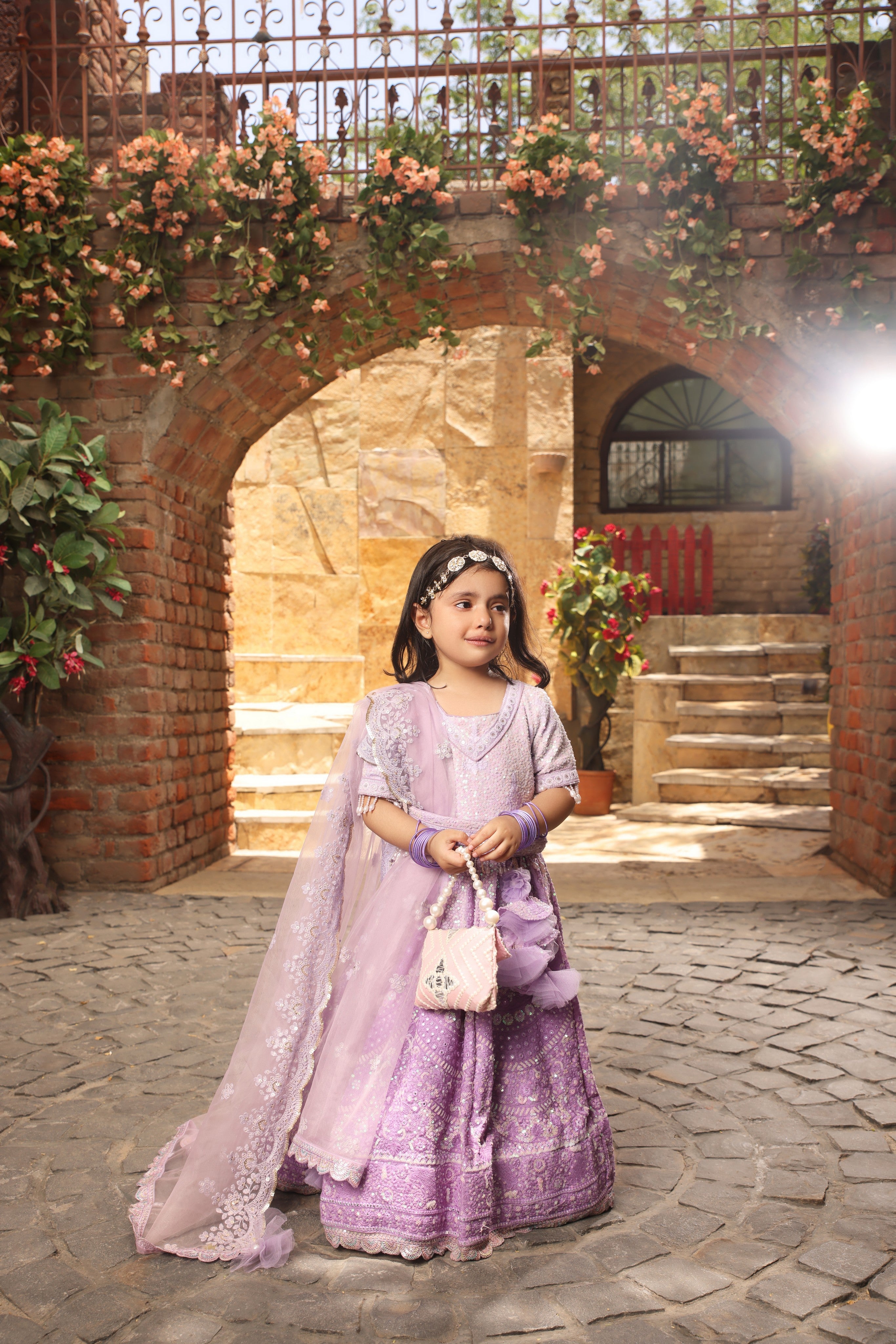 Pre Order: Elegant Purple Sequence Embroidery Lehenga Choli Set for Women | Indian Traditional Bridal Wear | Perfect for Weddings, Festivals & Special Occasions
