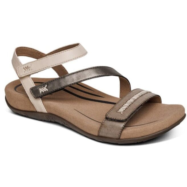 AETREX GABBY Adjustable Quarter Strap Walking Shoes - Comfortable Arch Support for Women, Perfect for Walking, Hiking & Daily Wear