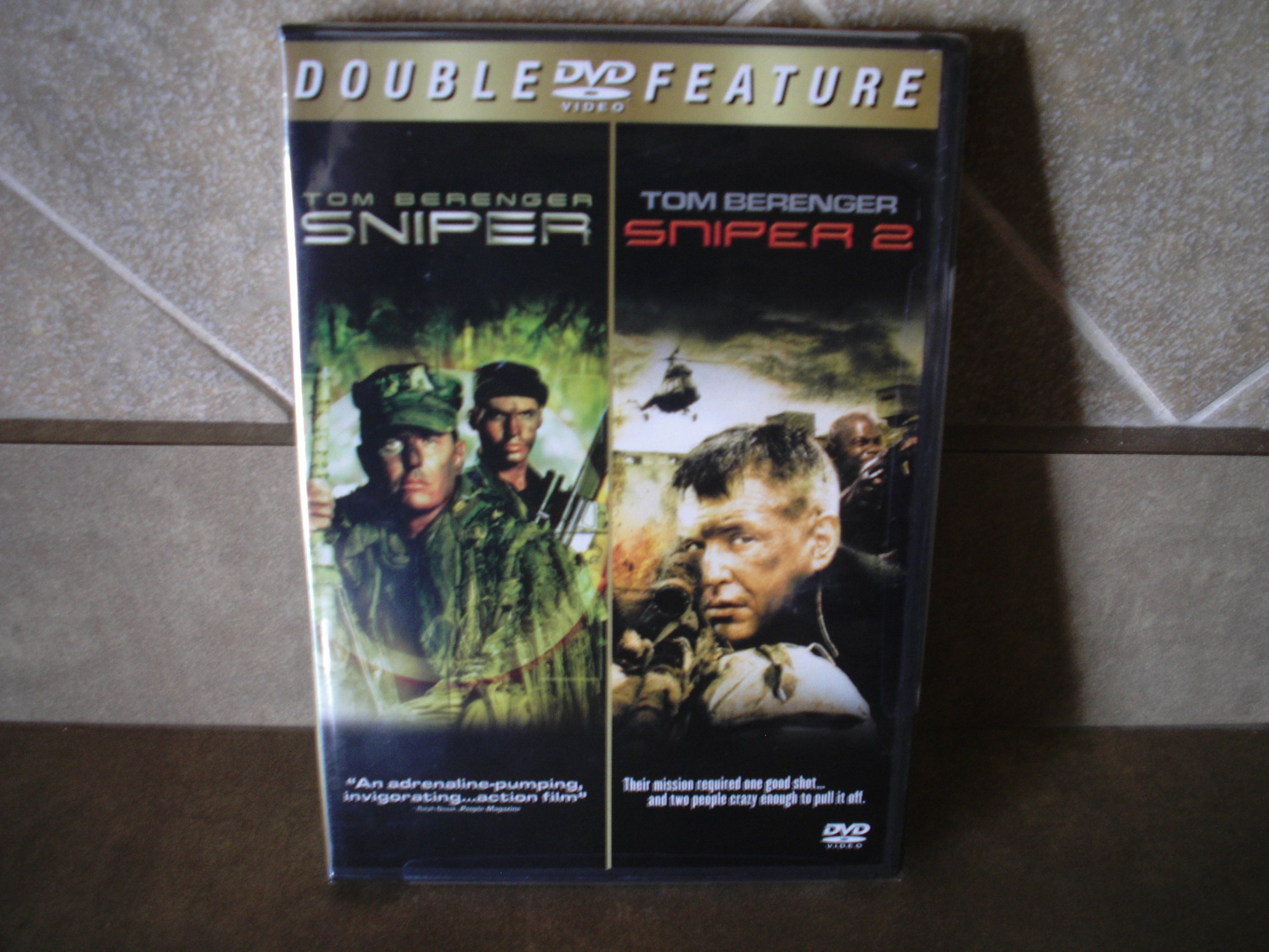 Sniper & Sniper 2 DVD Double Feature - Action Military Movies for Home Entertainment & Movie Nights