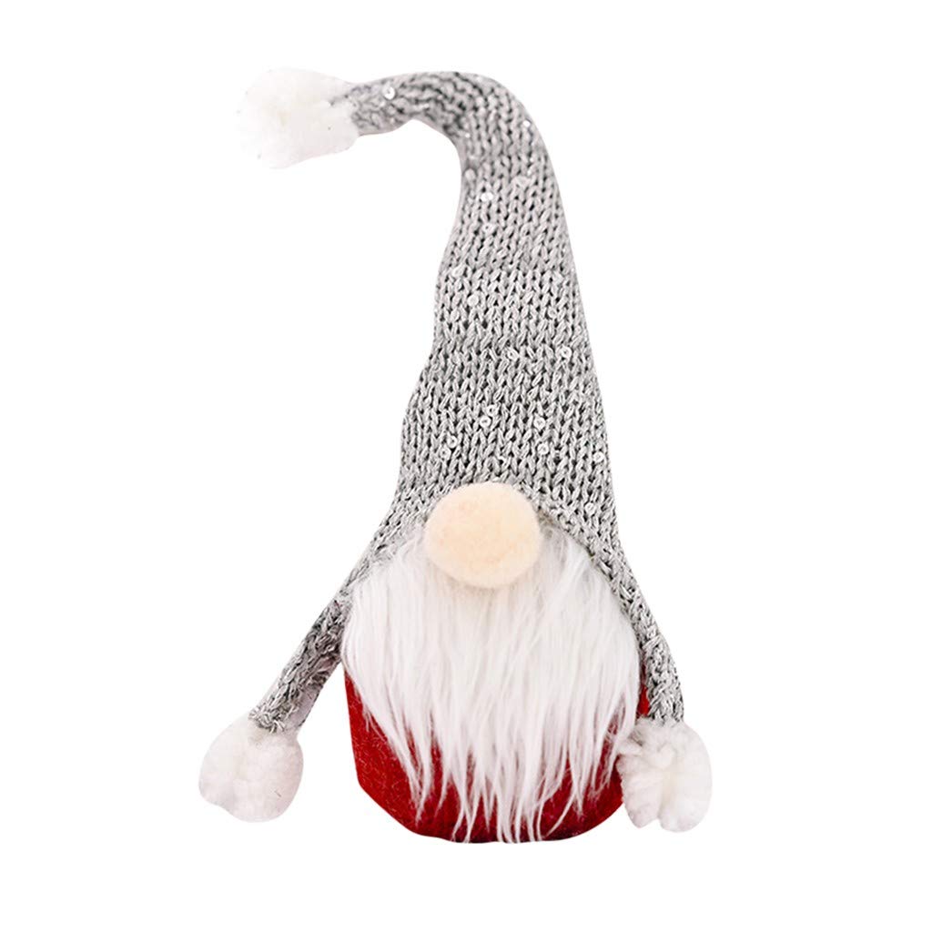 Christmas Gnome Plush Doll - Handmade Holiday Decoration for Kids Birthday, Christmas Gift, Home Ornaments & Tabletop Decor | Perfect for Christmas Tree Decorations, Party Favors, and Cozy Home Decor