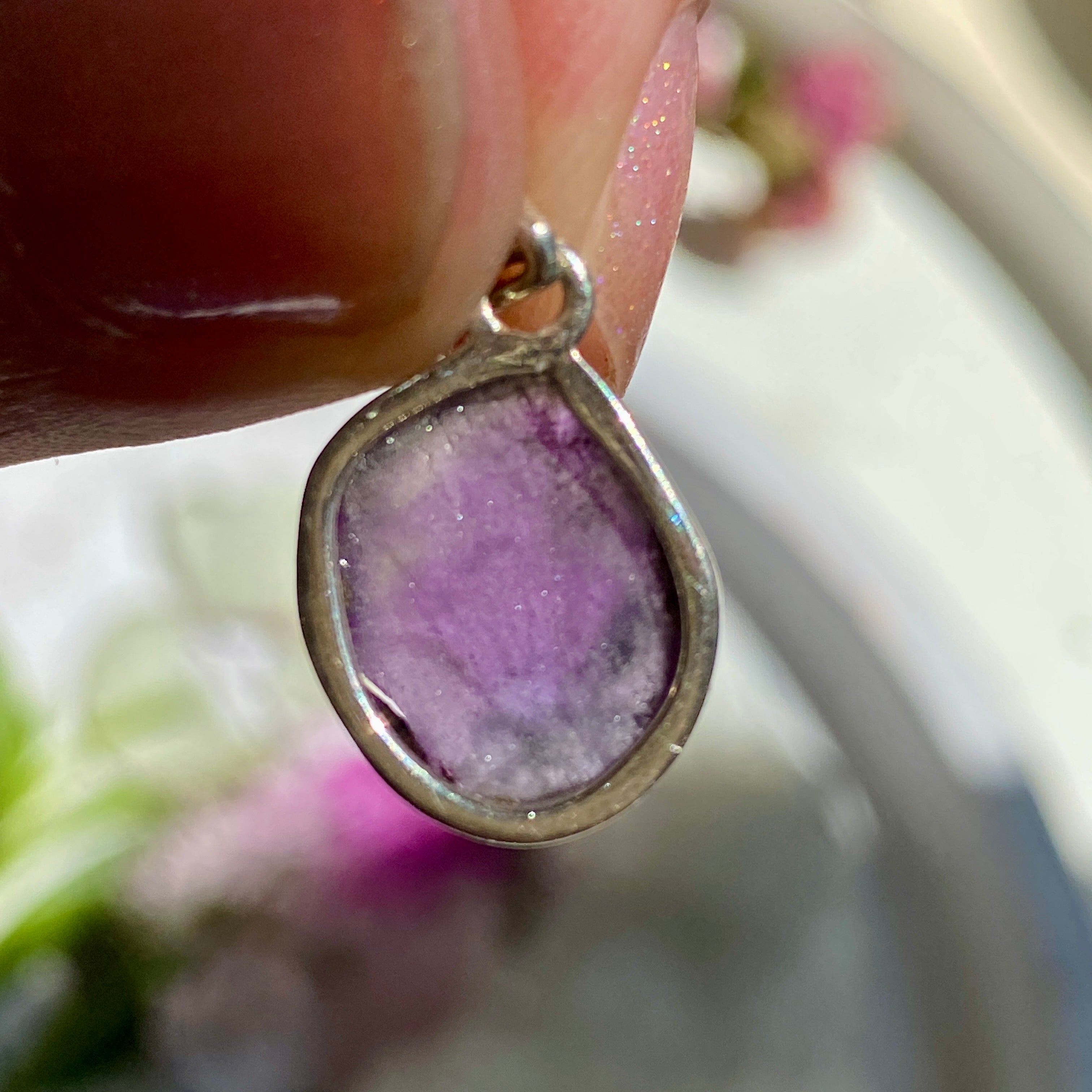 Natural Raw Amethyst Pendant Necklace - Petite Healing Crystal Jewelry for Women - Perfect for Meditation, Yoga & Spiritual Gifts