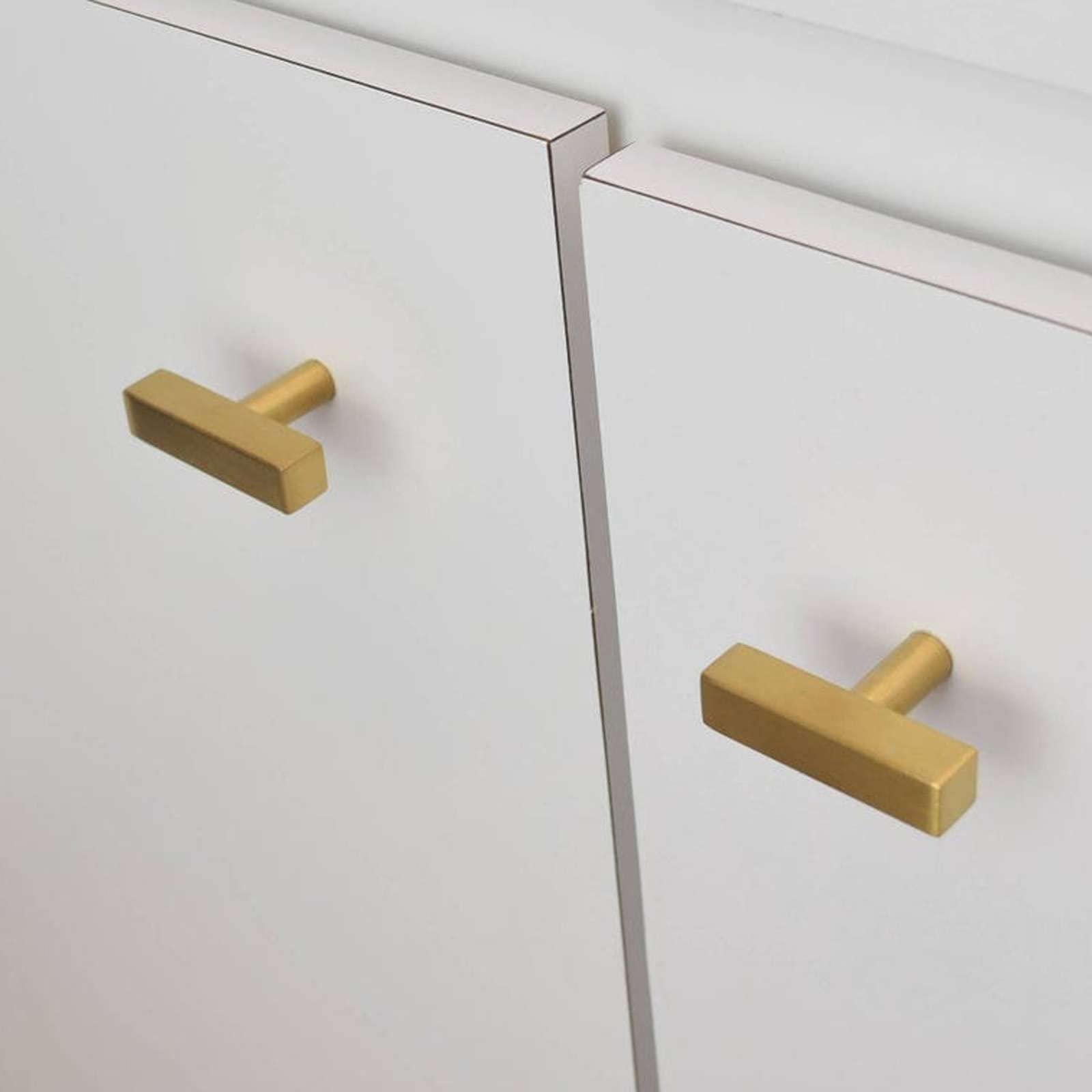 Modket 1 Pack Square Euro Bar Cabinet Handle - 304 Stainless Steel 2