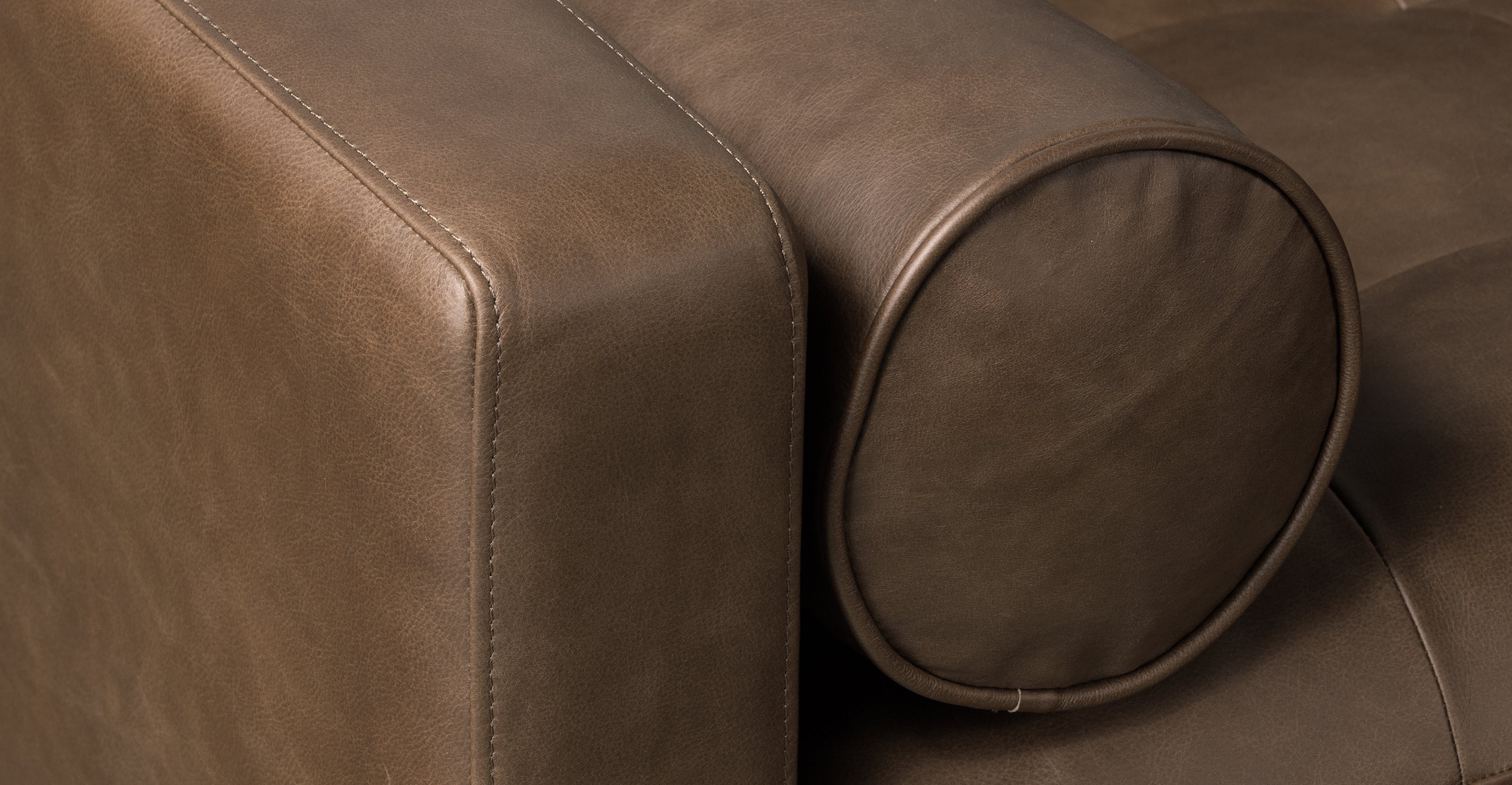 Premium Napa Leather Sofa - Modern Luxury Living Room Furniture for Home & Office - Perfect for Relaxing, Entertaining & Stylish Decor