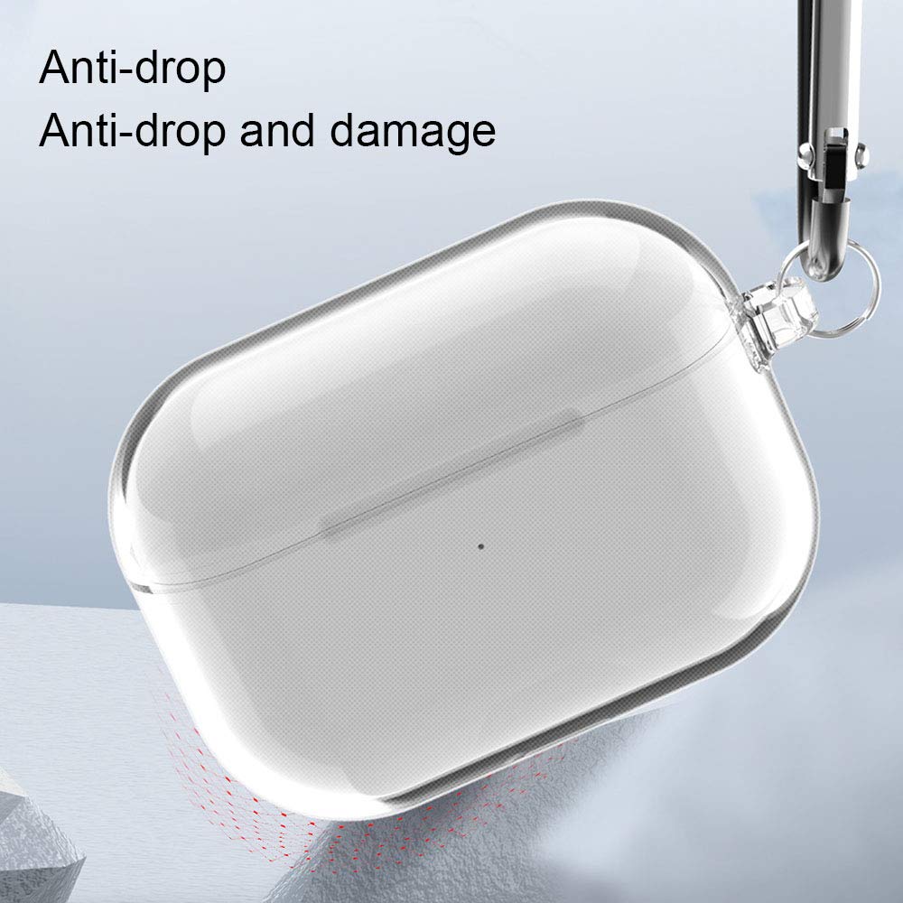 Cute AirPod Pro Case with Keychain - Protective Cover for Apple AirPods Pro (2019) - Perfect for Travel & Daily Use
