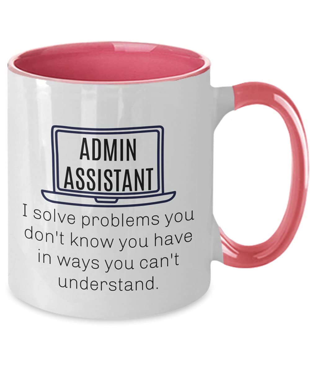 Admin Assistant Coffee Mug - Perfect Christmas Gift for Administrative Professionals, Coworkers & Office Teams | Ideal for Desks, Meetings & Office Celebrations