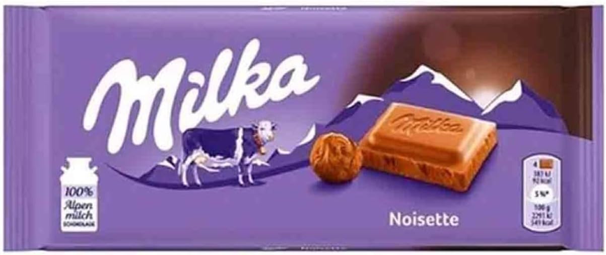 Premium Milk Chocolate with Hazelnuts (Noisette) - Delicious Gourmet Candy for Gifting, Parties & Dessert Toppings