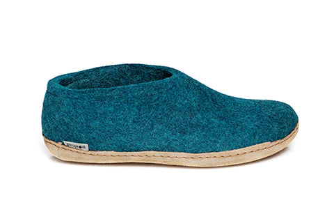 Glerups Wool Slippers for Men and Women - Comfortable Indoor/Outdoor House Shoes for Relaxation at Home or Cozy Winter Wear