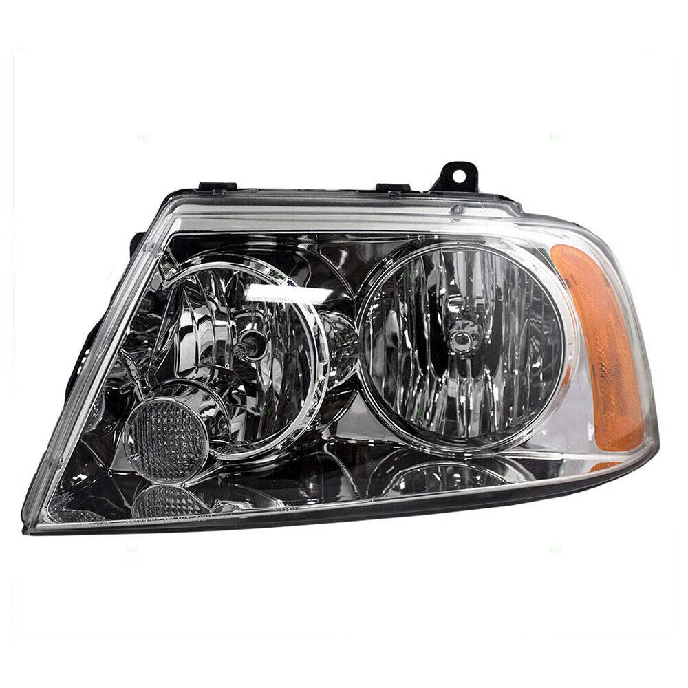 2003-2006 Lincoln Navigator Halogen Headlight Lens Housing Assembly - Replacement Driver Side Headlight for Improved Night Visibility & Safety