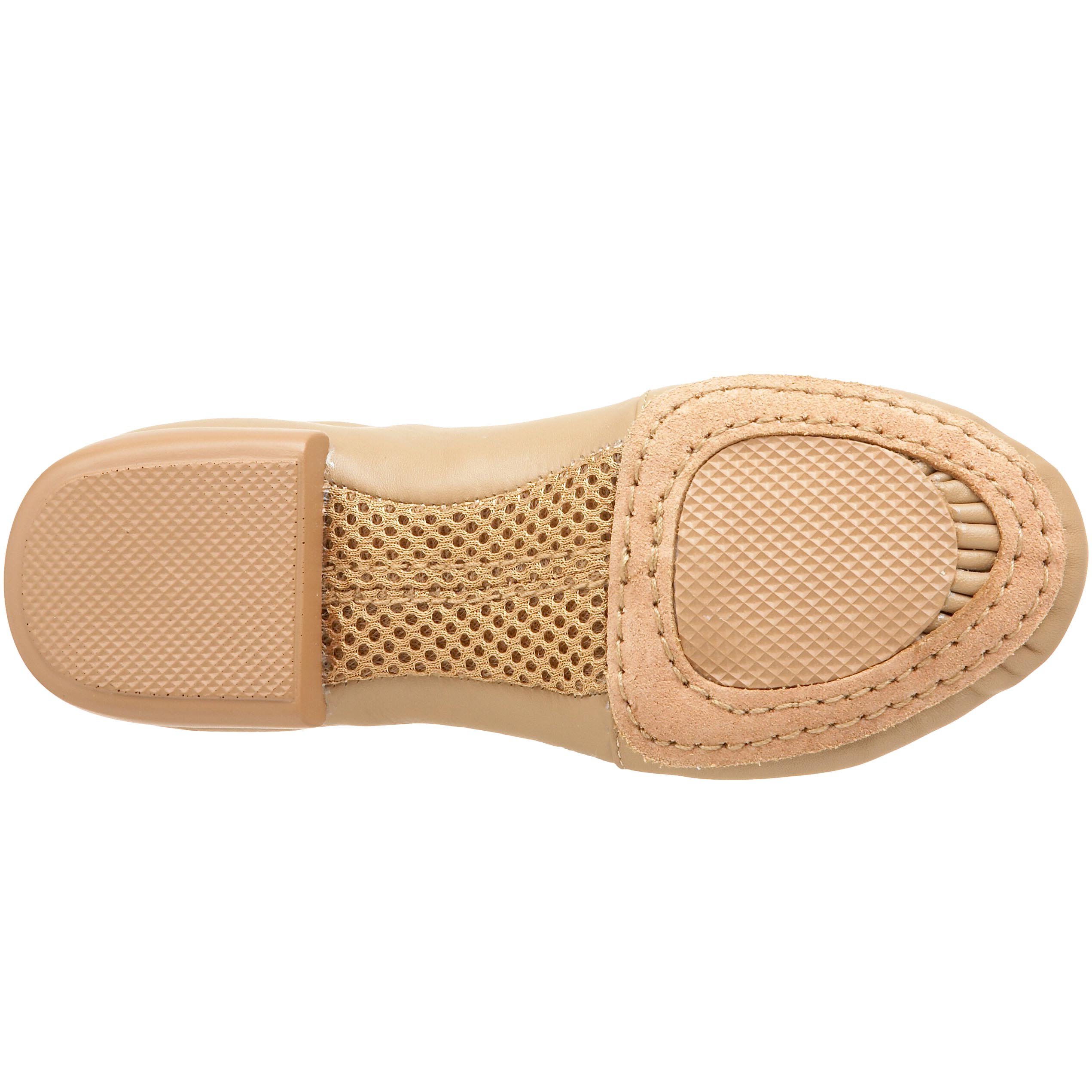 JB600 Caramel Leather Jazz Dance Shoes with Gore for Kids - Perfect for Ballet, Jazz & Tap Classes (Little Kid/Big Kid)