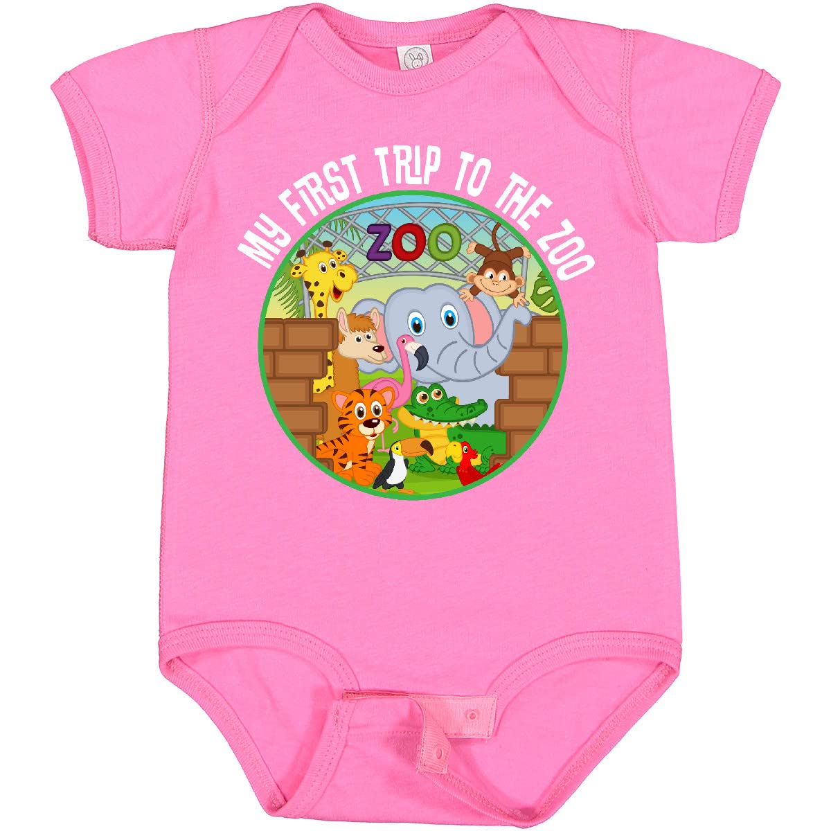 1st Trip to Zoo Baby Bodysuit - Cute Animal Print Outfit for Infants | Perfect for Zoo Visits, Photo Shoots & Special Occasions