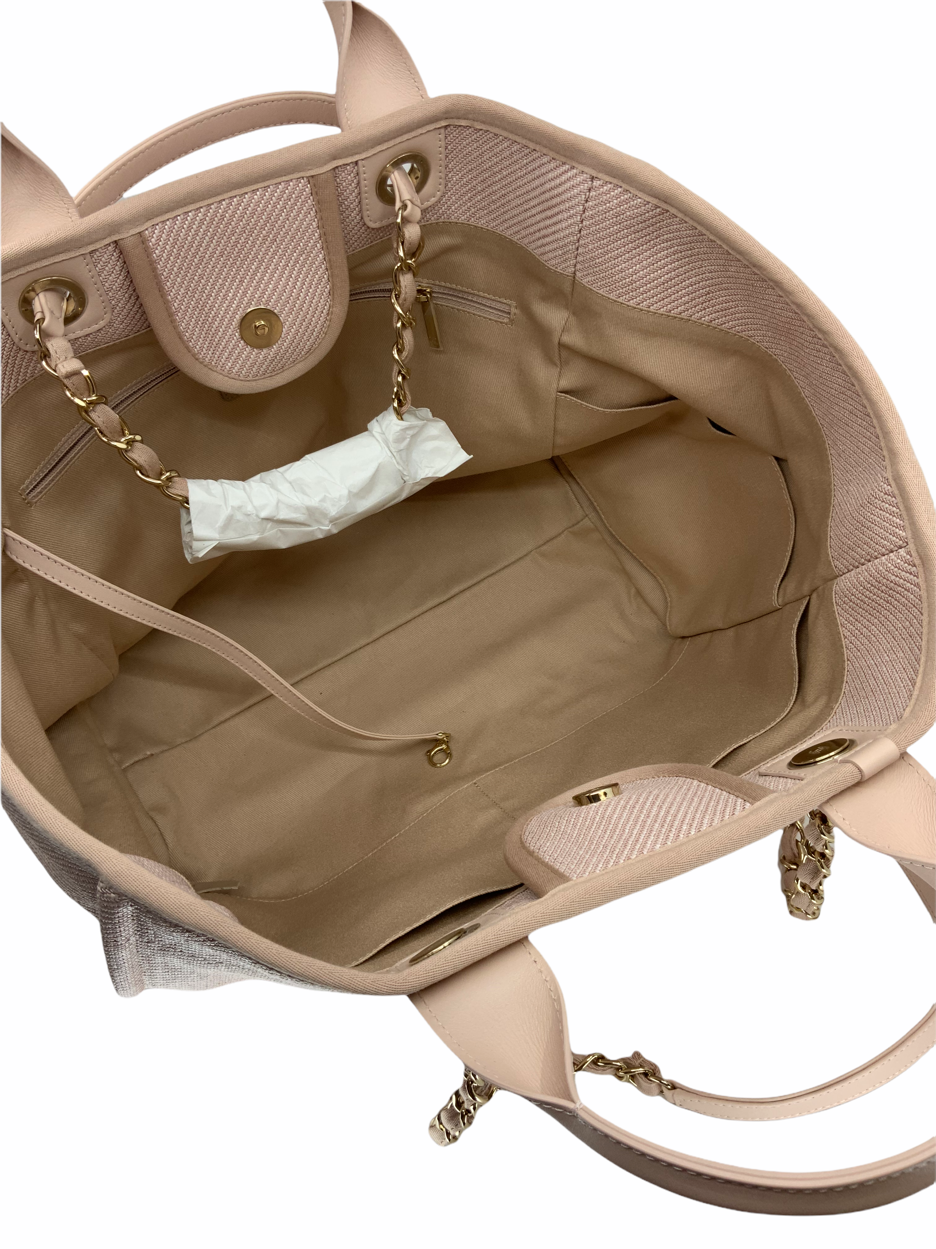 Chanel Medium Deauville Tote Bag NEW 2020 - Luxury Designer Handbag for Women | Perfect for Work, Travel & Everyday Use