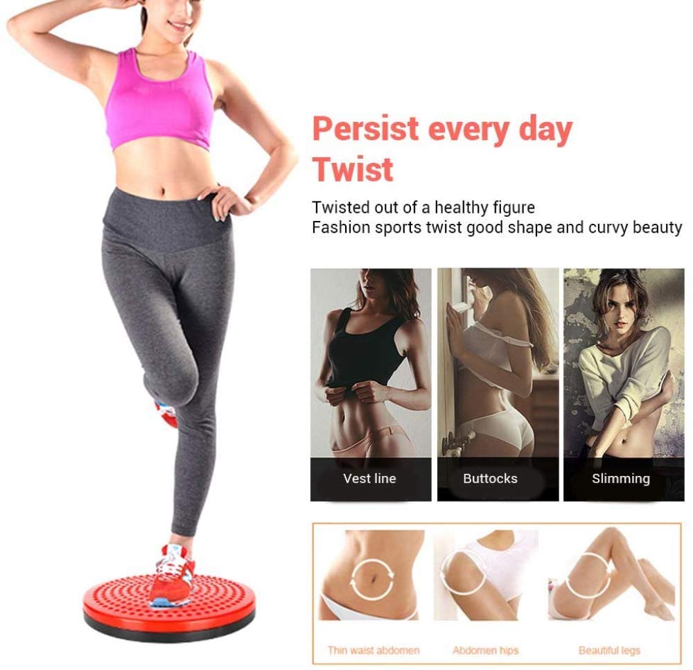 Qiuqiu Fitness Waist Twisting Disc - Portable Balance Board for Core Workouts, Waist Slimming & Hip Exercises | Perfect for Home Gym, Office Breaks & Physical Therapy
