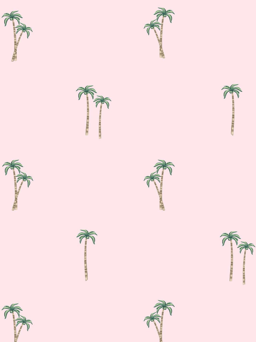 Barbie™ Land Palm Wallpaper - Pink Barbie™ Themed Wall Decor for Girls' Rooms, Playrooms & Nursery