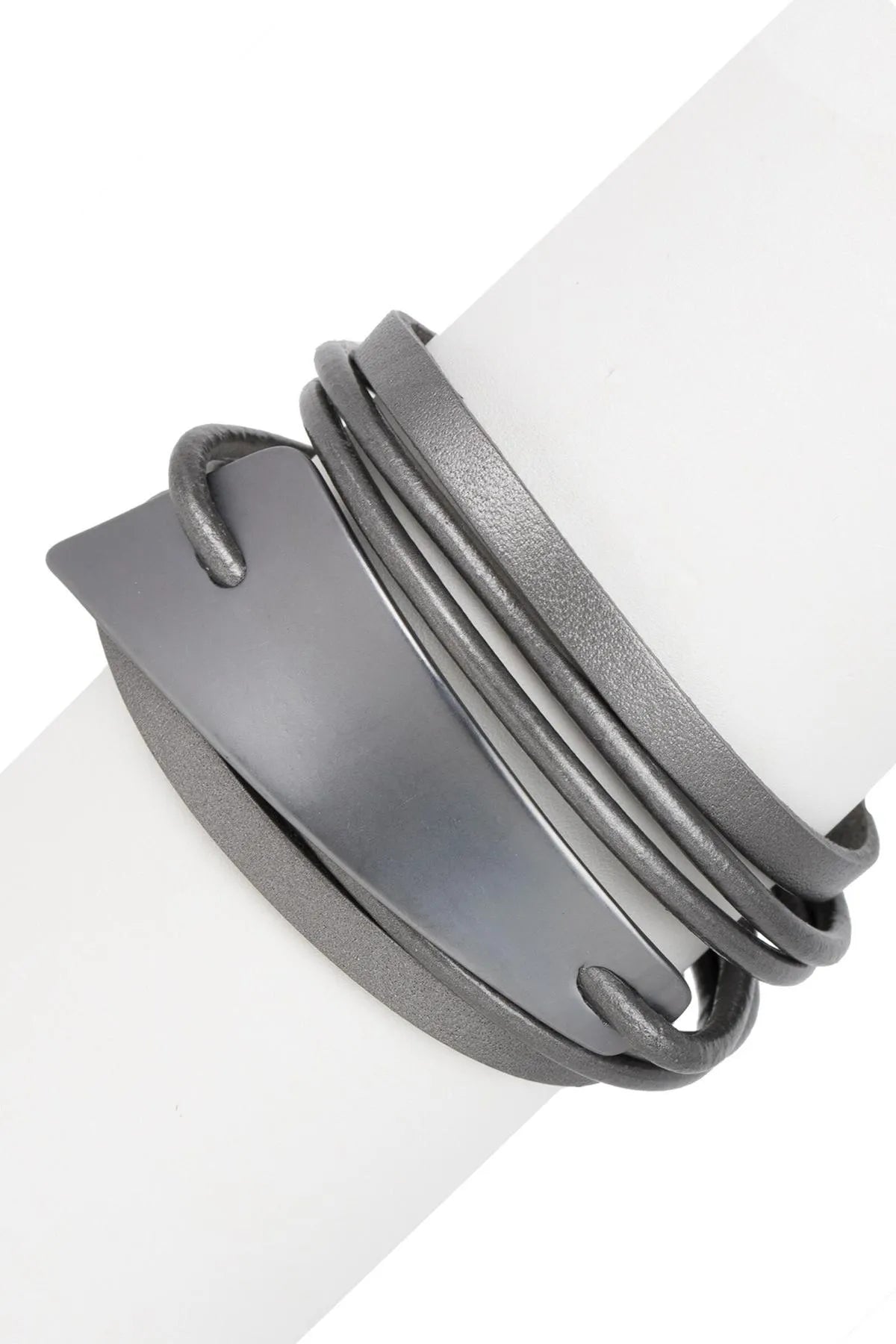 Absolute Zero Genuine Leather Bracelet for Men & Women - Stylish & Durable Handmade Leather Wristband - Perfect for Casual Wear, Gifts & Everyday Fashion Accessories