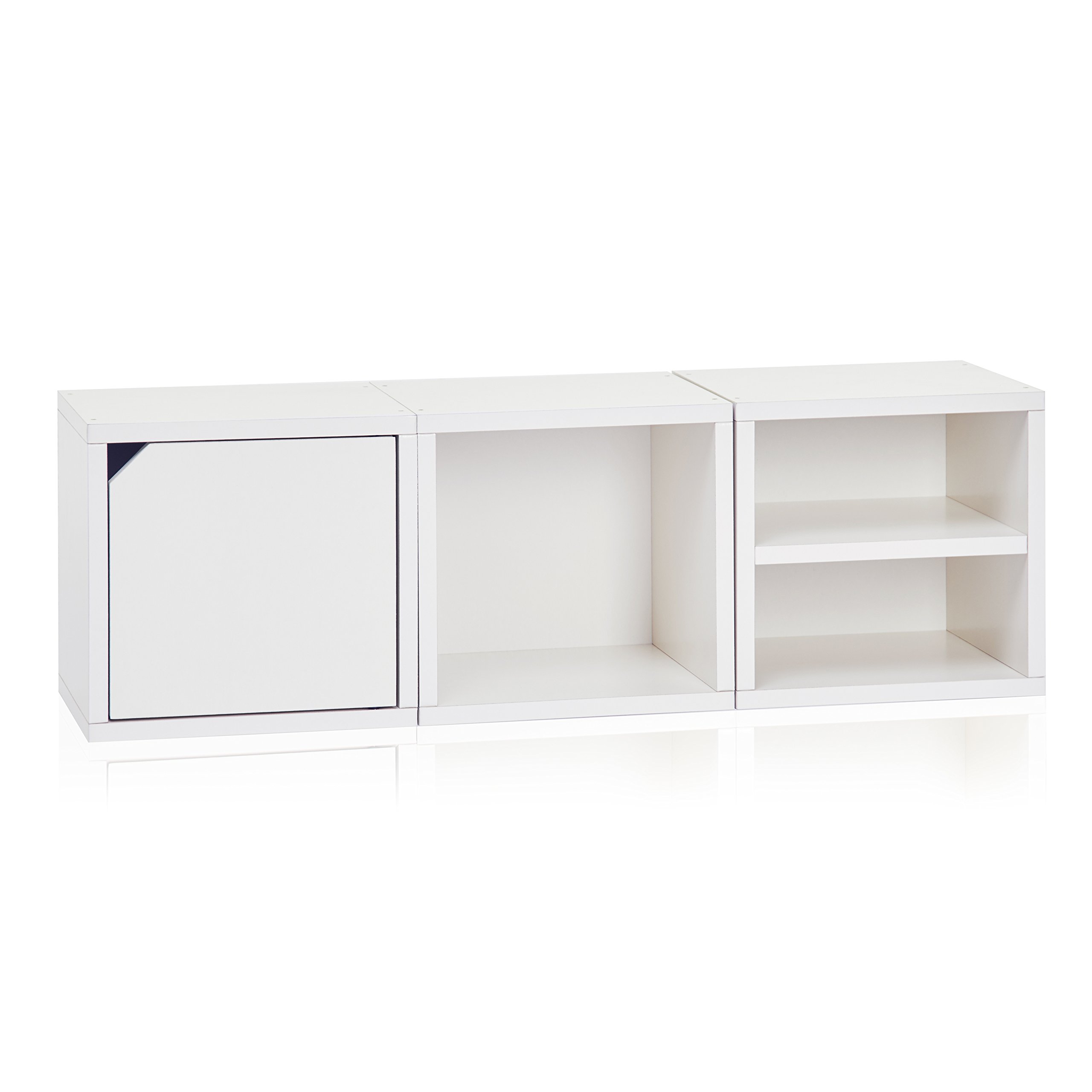 Way Basics Modular Closet Organizer - Tool-Free Assembly Storage Cube Shelves for Bedroom, Closet & Office Organization | Space-Saving Home Decor Solution