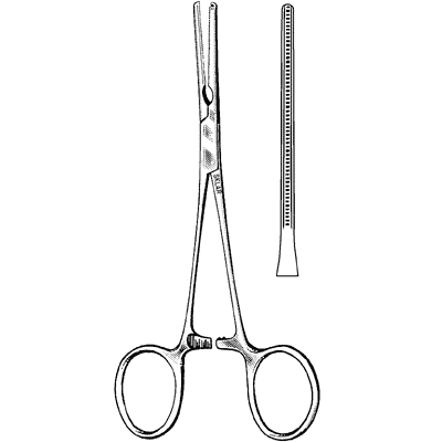 DeBakey Atraumatic Vascular Tissue Forceps 5