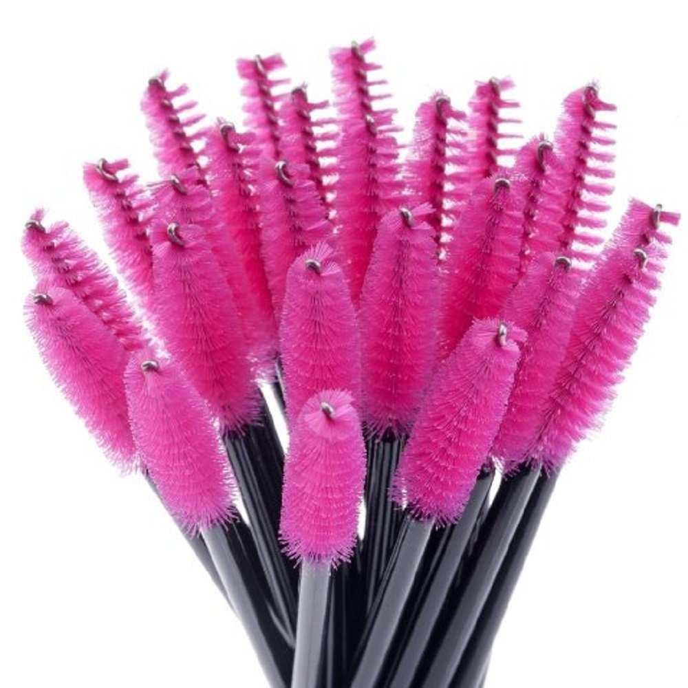 MELADY® 5000pcs Disposable Eyelash Brushes - Rose Colored Mascara Wands for Professional Makeup Application | Perfect for Salons, Lash Extensions & DIY Beauty Kits