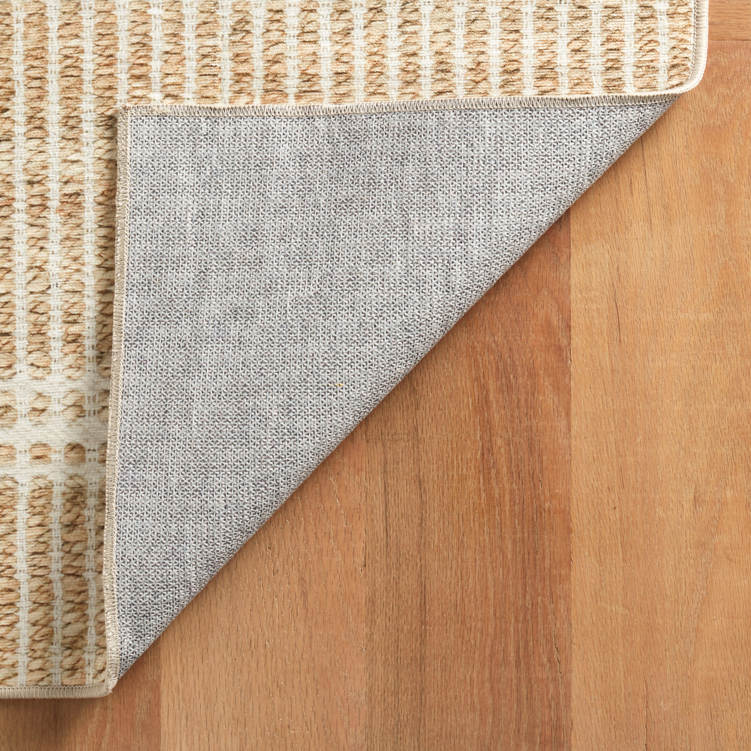 Dash & Albert Arbor Natural Washable Rug - Indoor/Outdoor Reversible Cotton Rug for Living Room, Bedroom, Patio & Deck - Eco-Friendly Home Decor