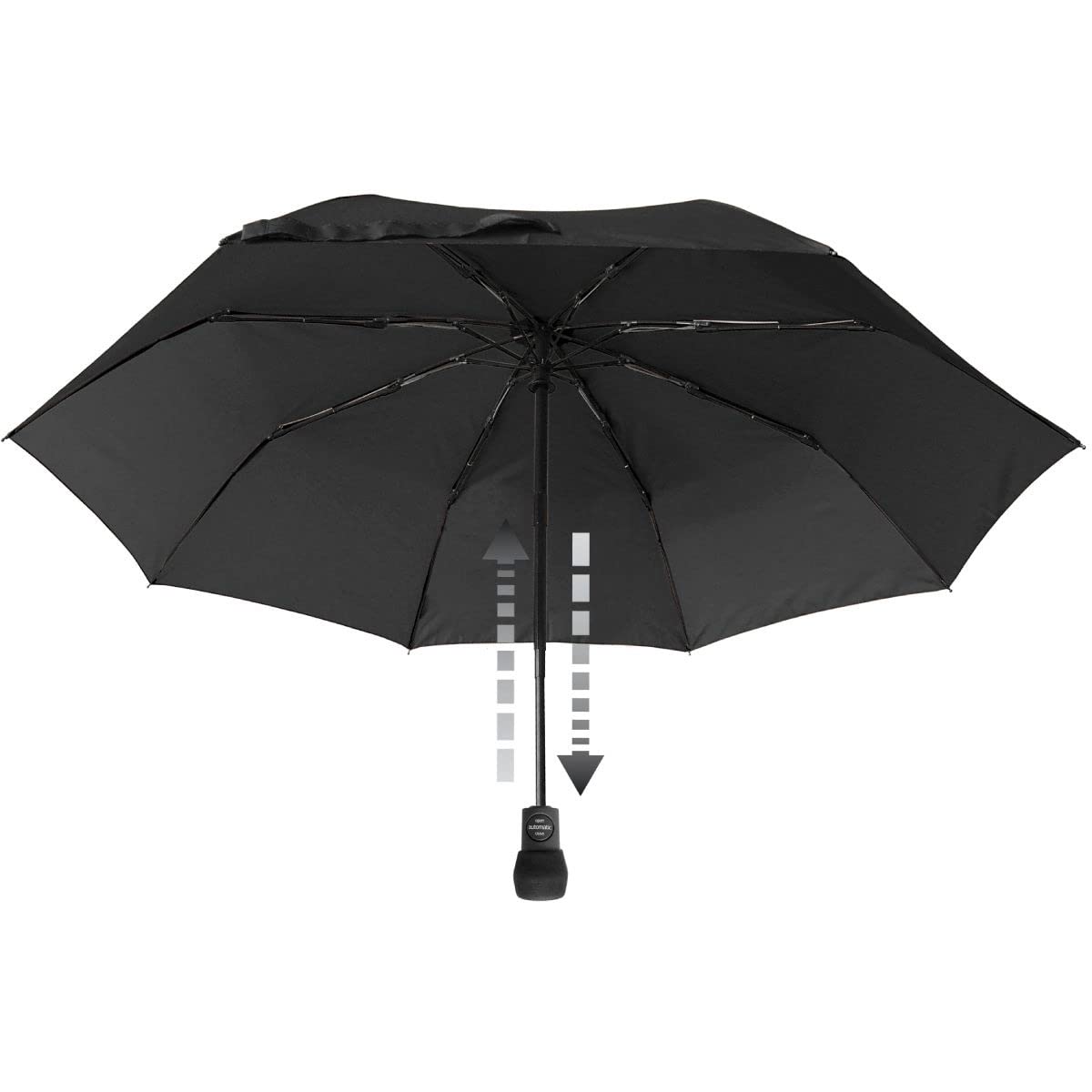 EuroSCHIRM Light Trek Automatic Folding Umbrella - Compact & Ultra-Lightweight (38 Inch) for Hiking, Travel & Everyday Use