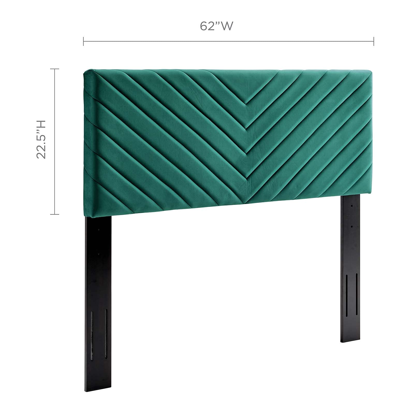 Tufted Velvet Headboard Full Queen Size - Modern Contemporary Teal Blue Upholstered Bed Frame for Master Bedroom Suite | Perfect for Luxurious Home Decor & Cozy Bedroom Upgrade