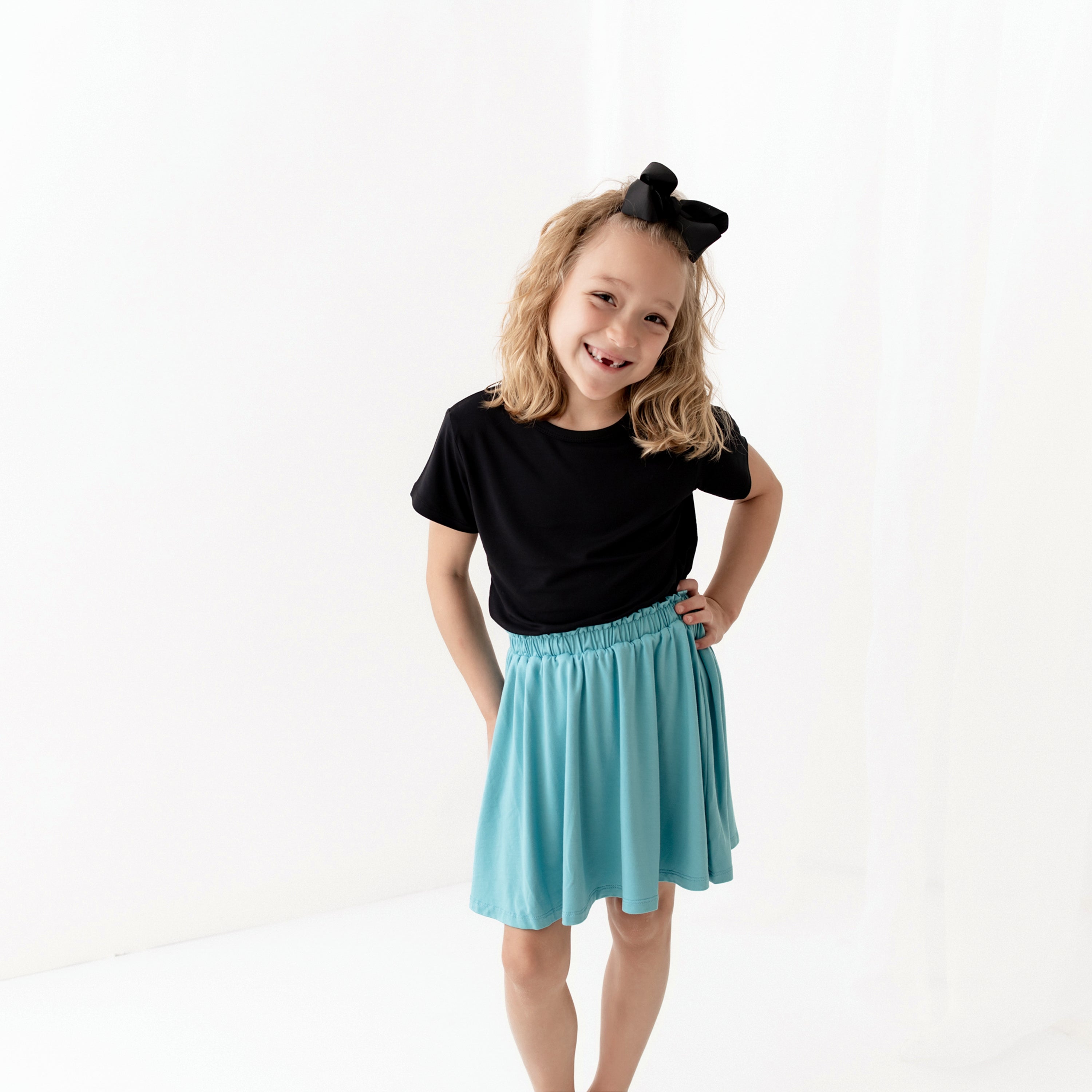 Adorable Toddler Skort in Makai Print - Comfortable & Stylish Skirt Shorts for Girls - Perfect for Playdates, School & Summer Outfits