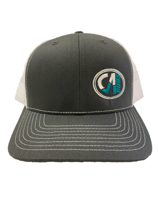 Castaway Logo'D Richardson Hat - Charcoal/White - Stylish Unisex Baseball Cap for Outdoor Activities, Sports & Casual Wear