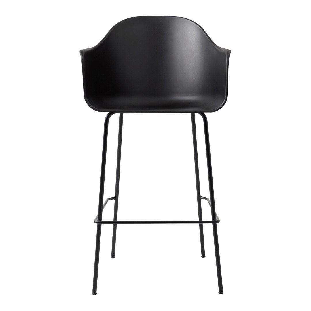 Premium Harbour Bar Stool - Adjustable Height & Swivel Seat for Kitchen Island, Home Bar & Dining Room - Comfortable & Stylish Bar Chairs for Indoor & Outdoor Use