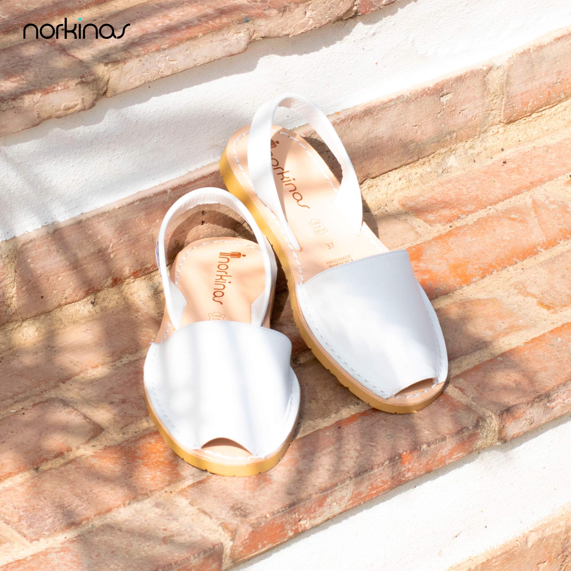 Women's Avarcas Sandals - Size 6 White | Comfortable Summer Espadrilles for Beach, Vacation & Casual Wear