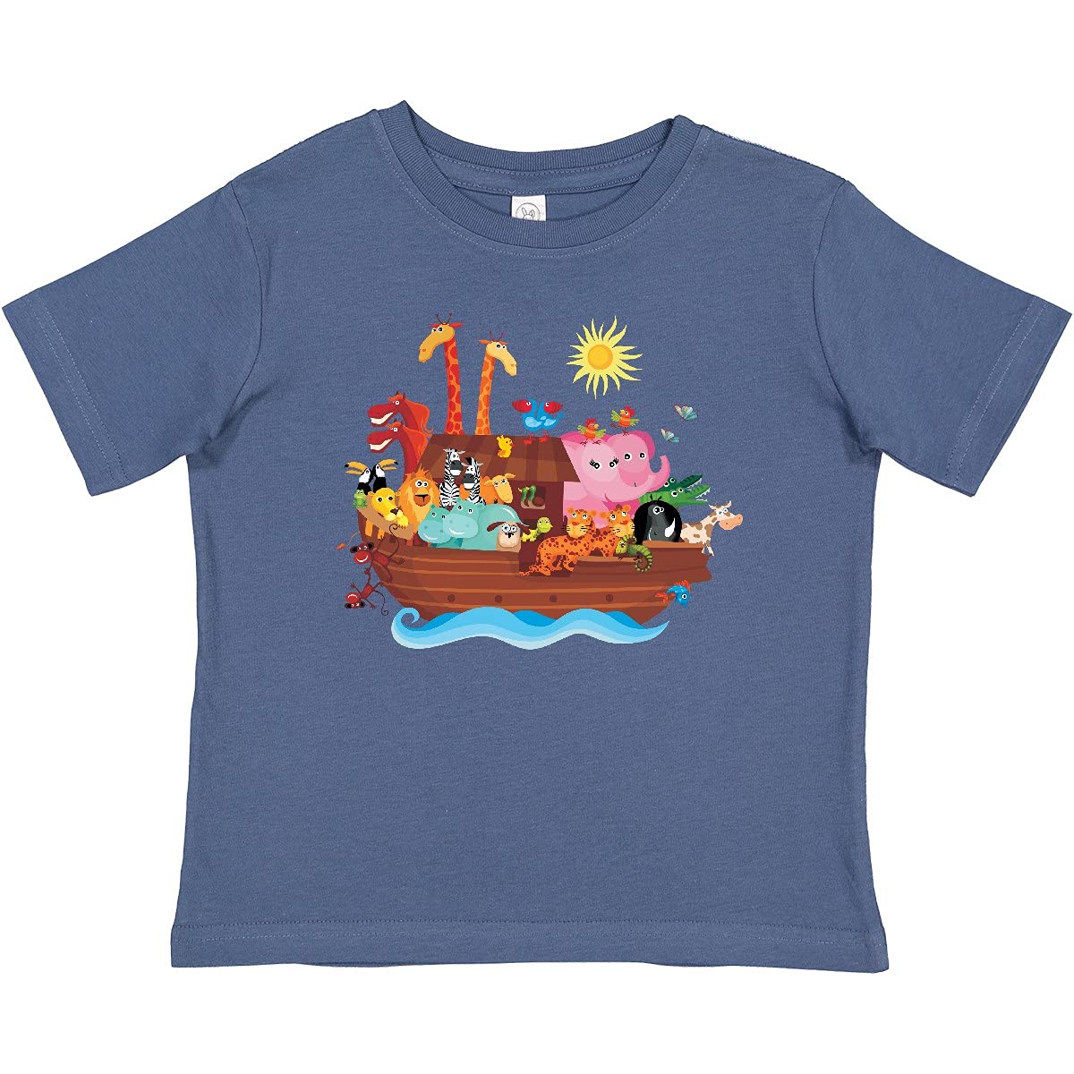 Inktastic Christian Baby T-Shirt - Bible Story Animal Ark for Church & Play