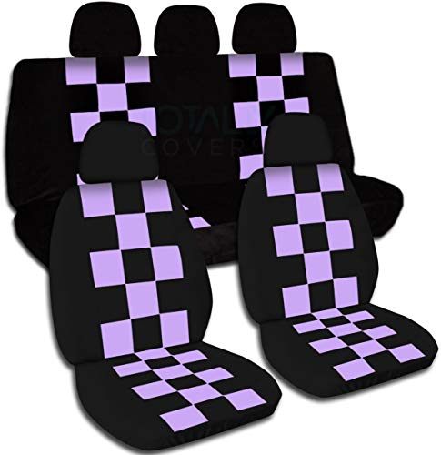 Black and Violet Checkers